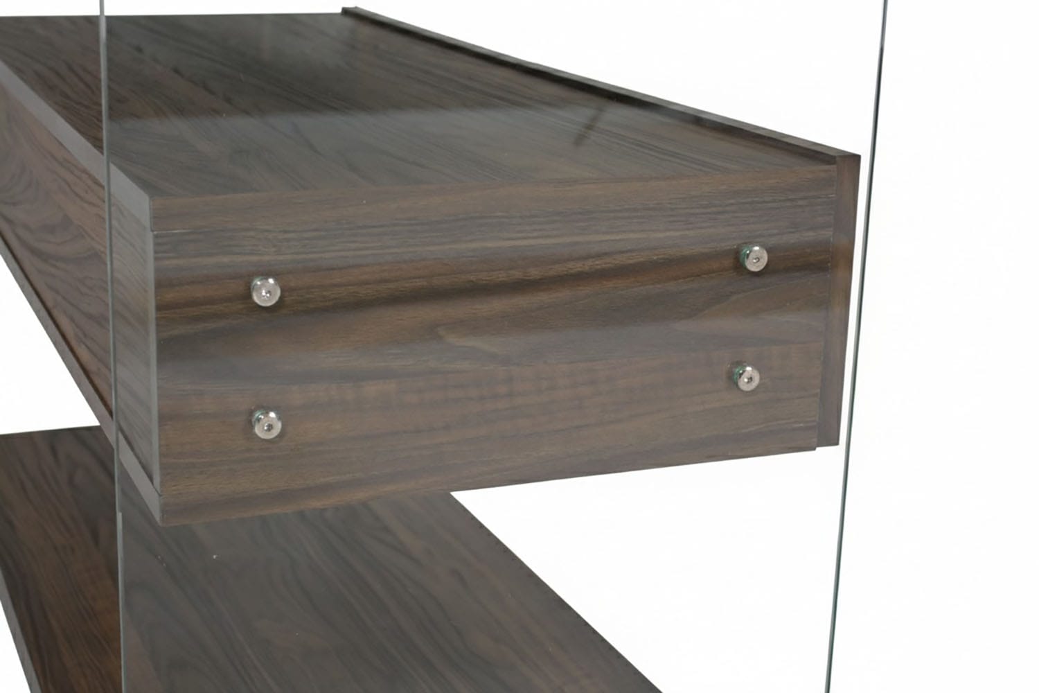 Jahnke Eckschreibtisch »LUX C 15 E« Eckschreibtisch,Glas,wechselseitig montierbar,2 Schubladen,B:145 cm