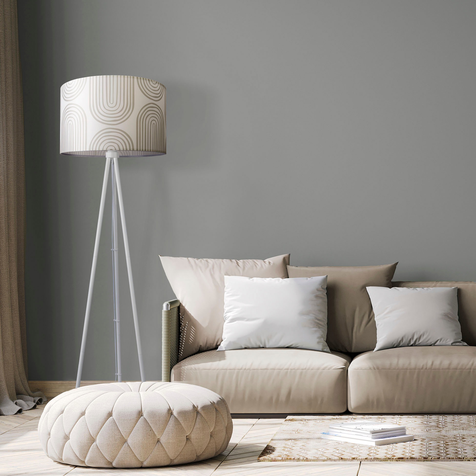 Paco Home Stehlampe »Trina Pillar«, Leuchtmittel E27   ohne Leuchtmittel, S günstig online kaufen