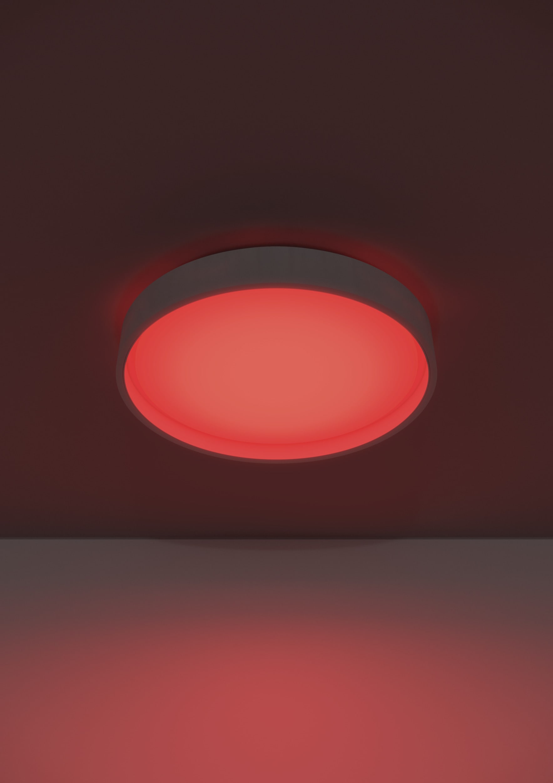 EGLO LED Deckenleuchte »MASSIGNANO-Z Deckenlampe, Disco-Modus, ZigBee 3.0, Wohnzimmerlampe« LED-Modul 1 Stk. RGB | warmweiß - kaltweiß Fernbedienung inkl., App / Sprachsteuerung Alexa, H: 6,5cm x D: 40 cm