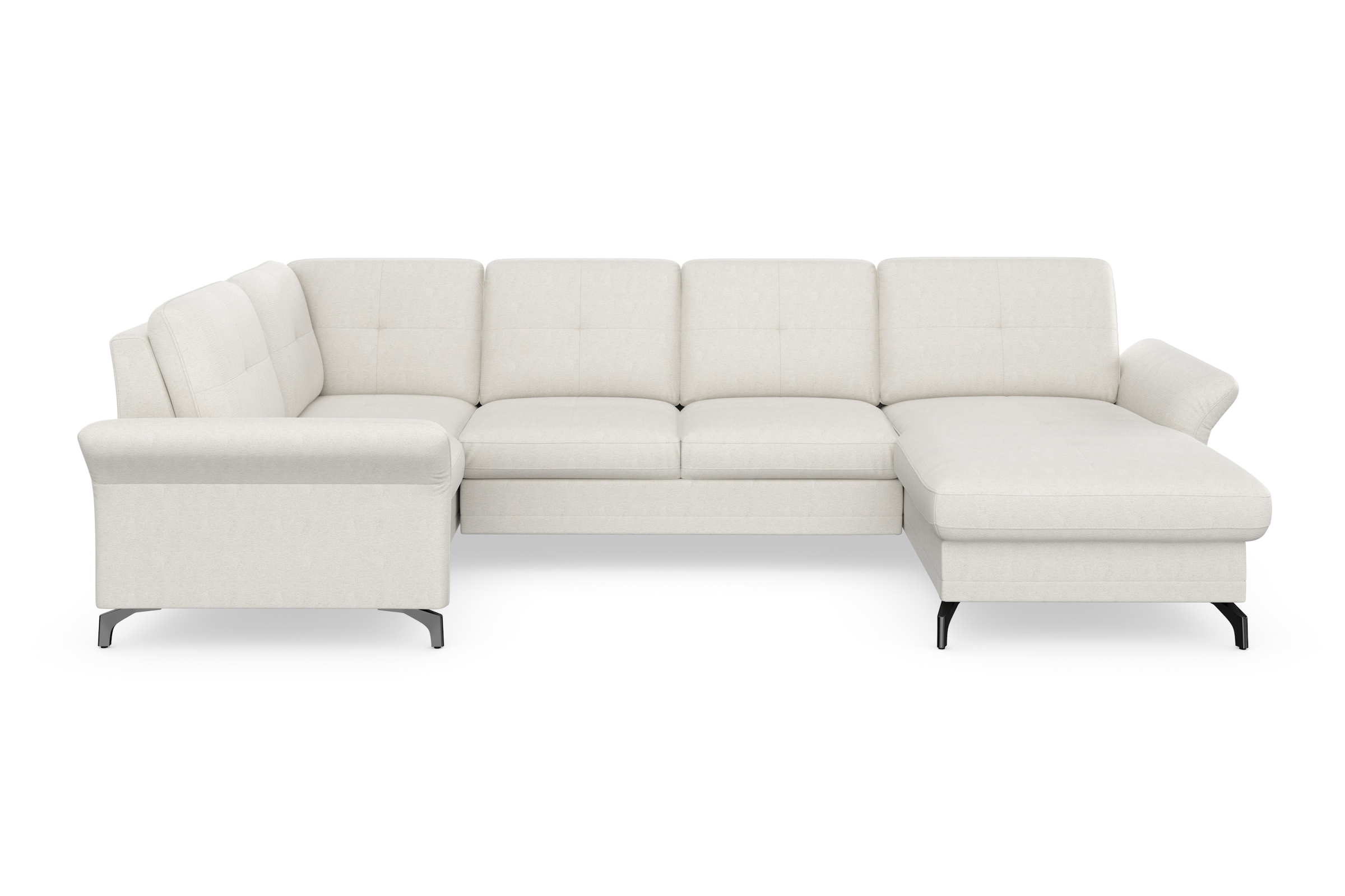 Home affaire Wohnlandschaft »Calando U-Form« wahlweise mit Bettfunktion, Be günstig online kaufen