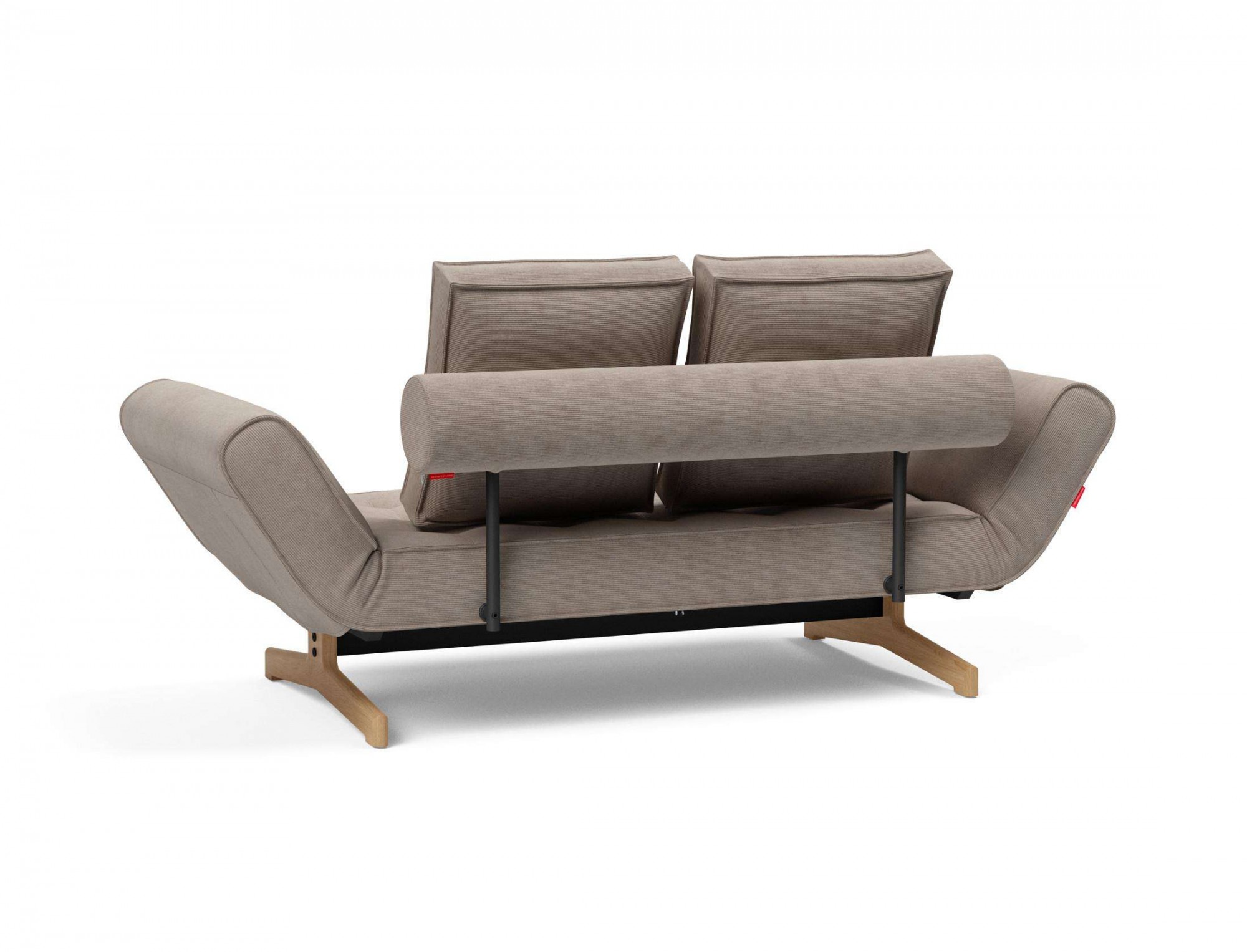 INNOVATION LIVING ™ 3-Sitzer »Ghia Schlafsofa«, eine große Liegefläche mit geringer Stellfläche, beidseitig abklappbar