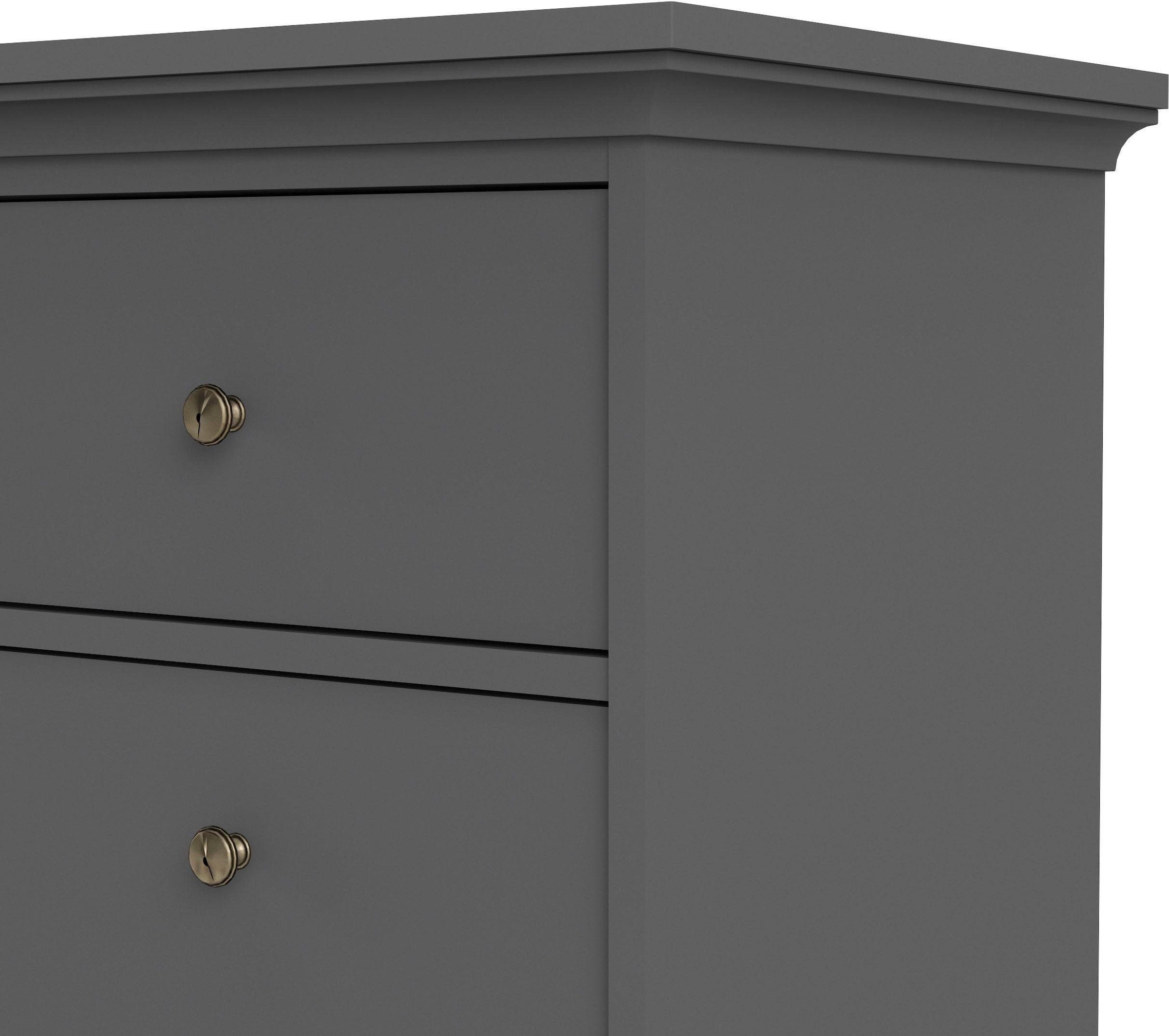 Home affaire Kommode »Paris, Aufbewahrung, Schubladenschrank, Stauraum«, mit 8 Schubladen, Breite 184 cm, Höhe 87 cm