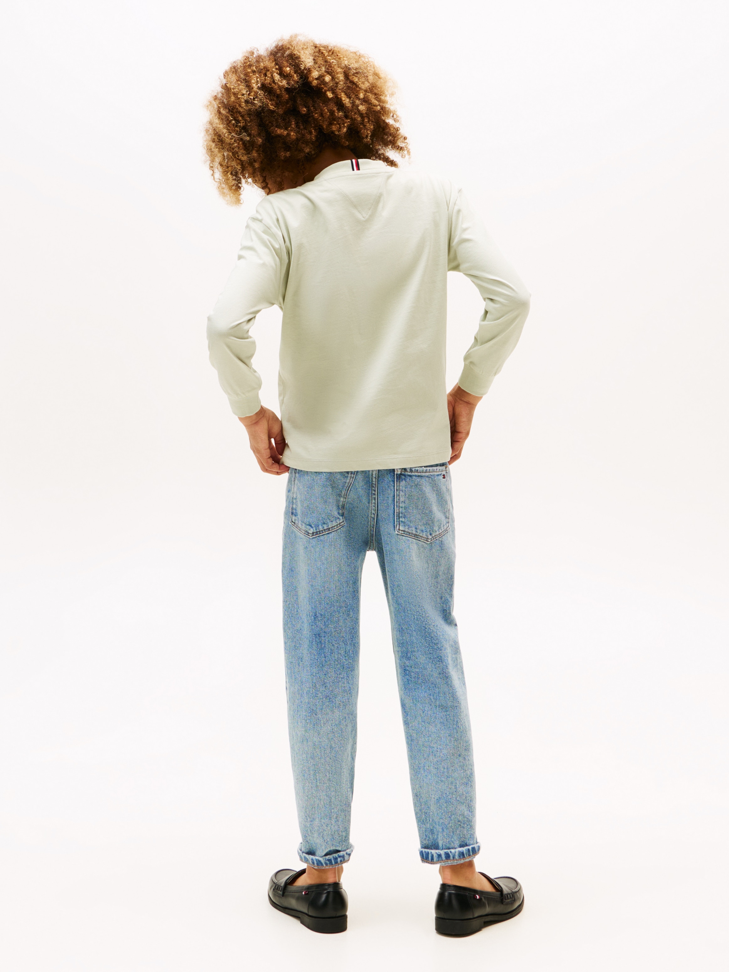 Tommy Hilfiger Langarmshirt »ESSENTIAL T-SHIRT LS« für Kinder bis 16 Jahre, Markenlogo