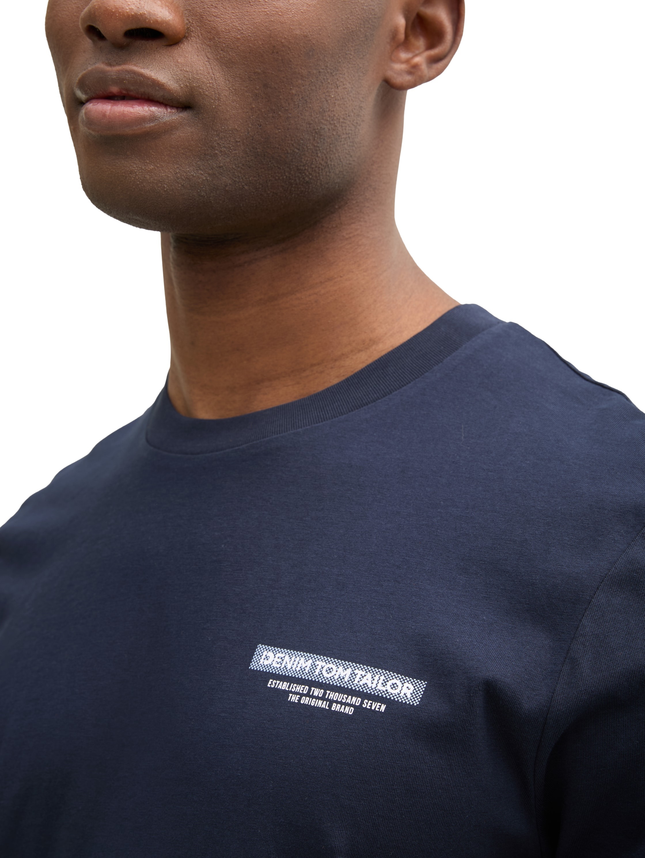 TOM TAILOR Denim T-Shirt, mit verschiedenen Logo Prints