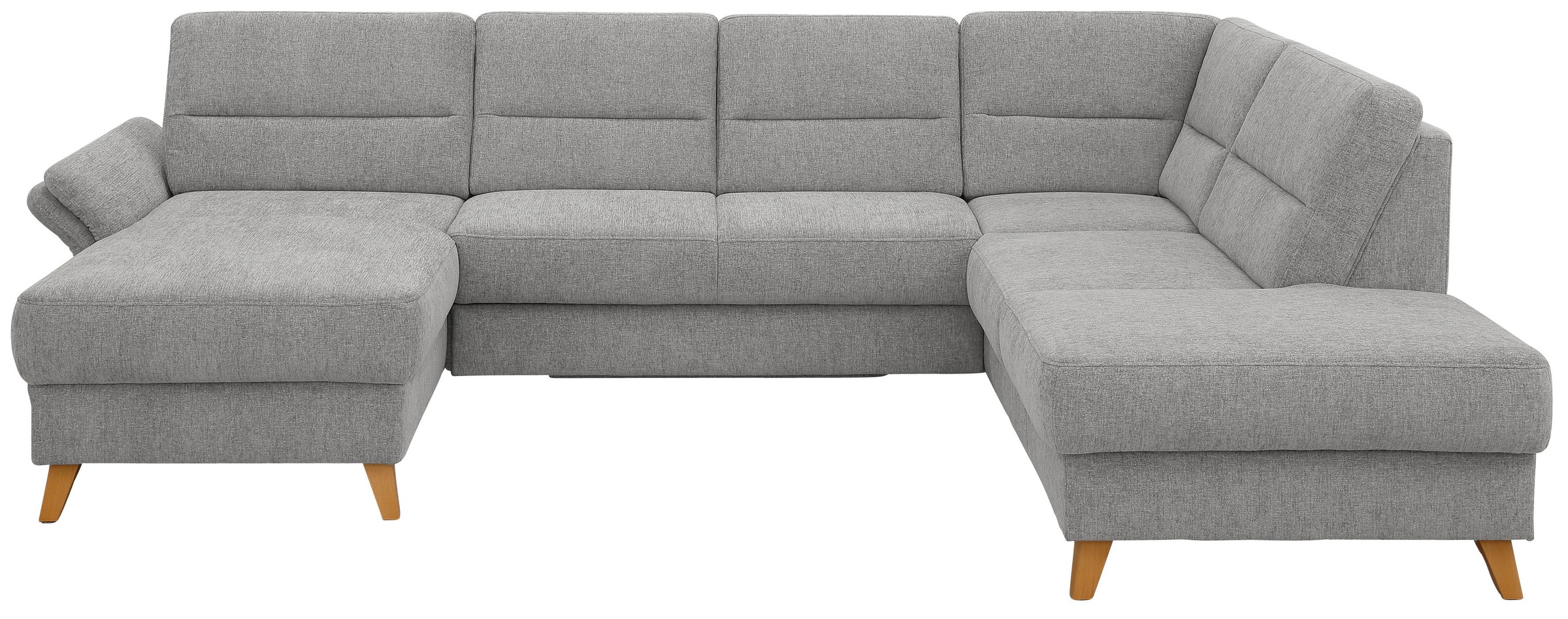 Home affaire Wohnlandschaft "Westerland U-Form" Federkern, wahlweise Bettfu günstig online kaufen