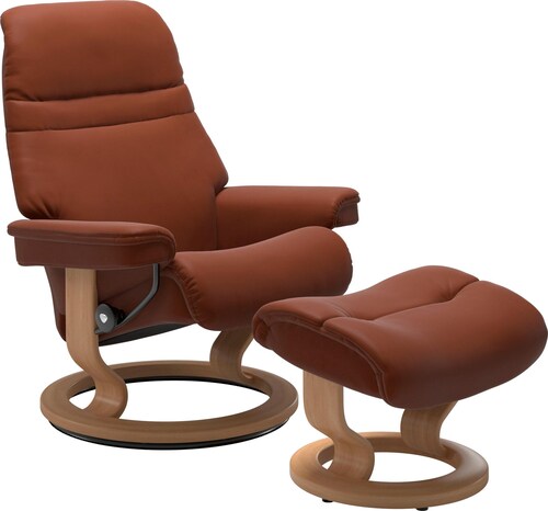 Stressless Fußhocker "Sunrise" mit Classic Base, Gestell Eiche günstig online kaufen