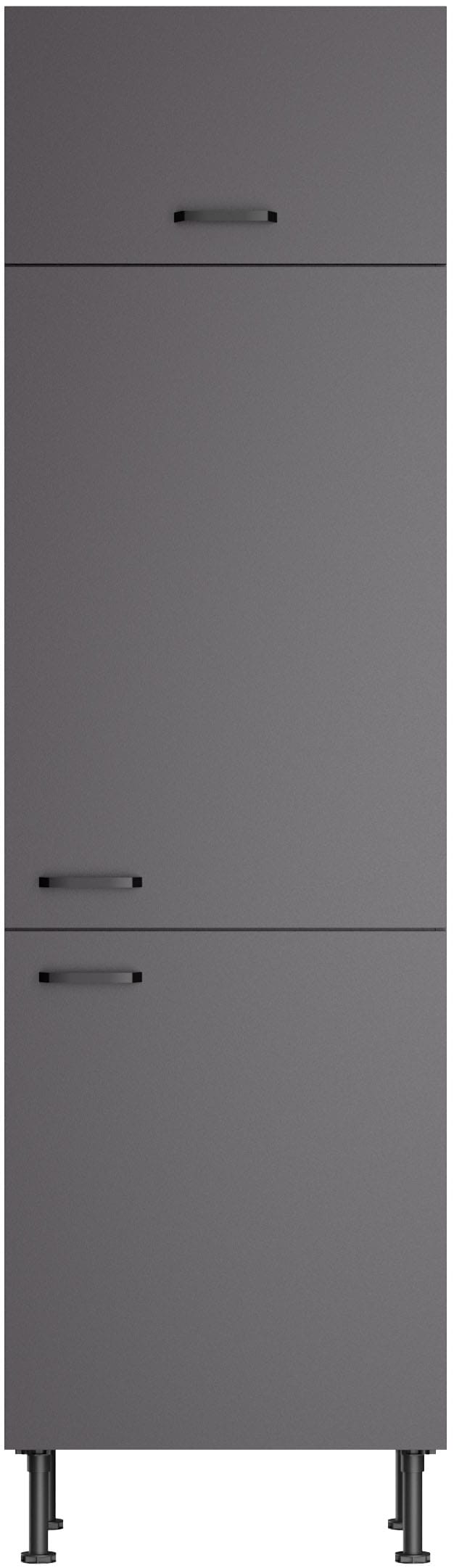 KOCHSTATION Kühlumbauschrank »KS-Paula« 60 cm breit, 211 cm hoch, mit 1 Klappe, 2 Türen, 1 Einlegeboden