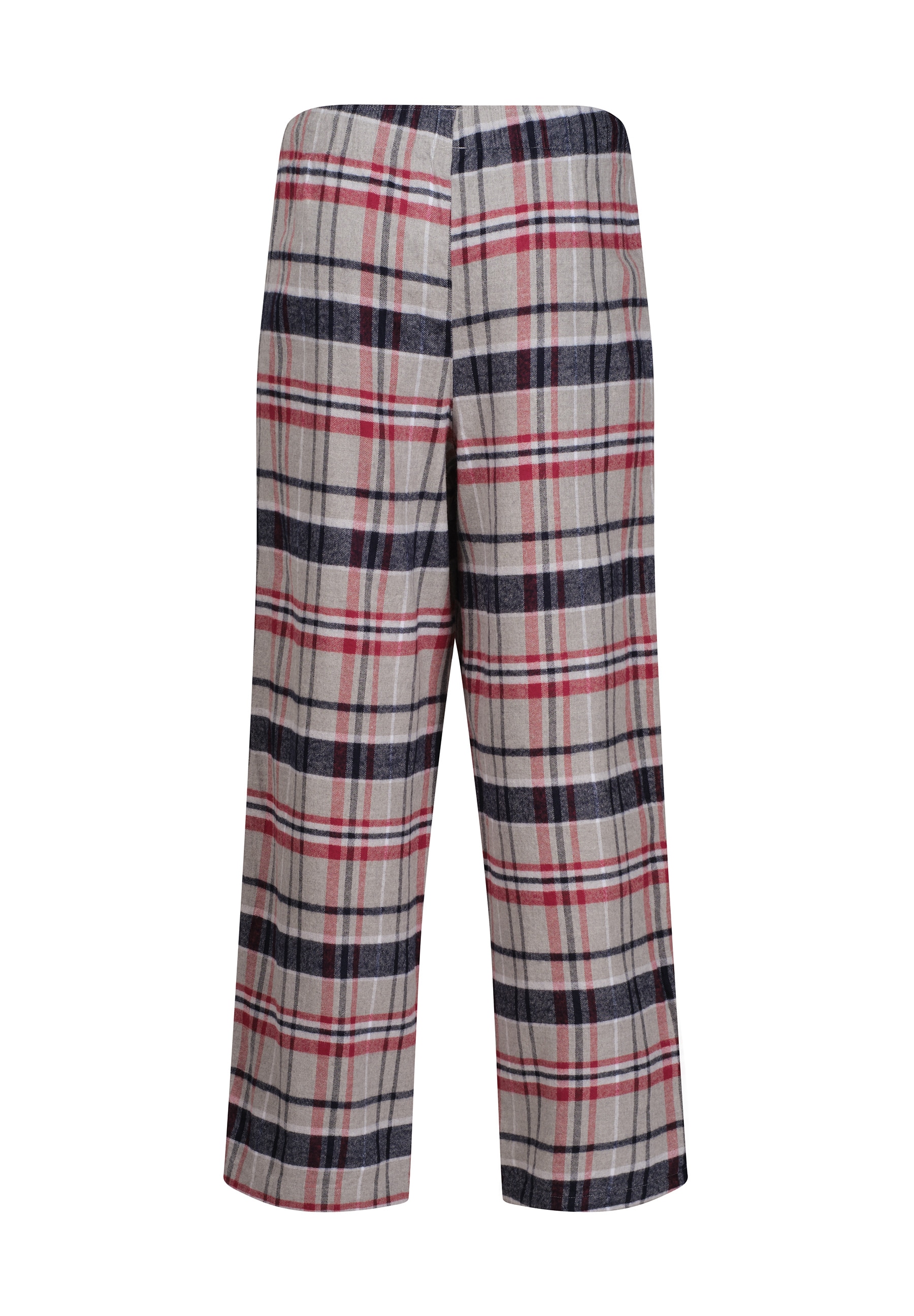 Skiny Pyjama »Night In Skiny Flanell« 2 Stk. tlg., wärmend, Cotton, kuschelig weich, Bindeband, elastischer Bund