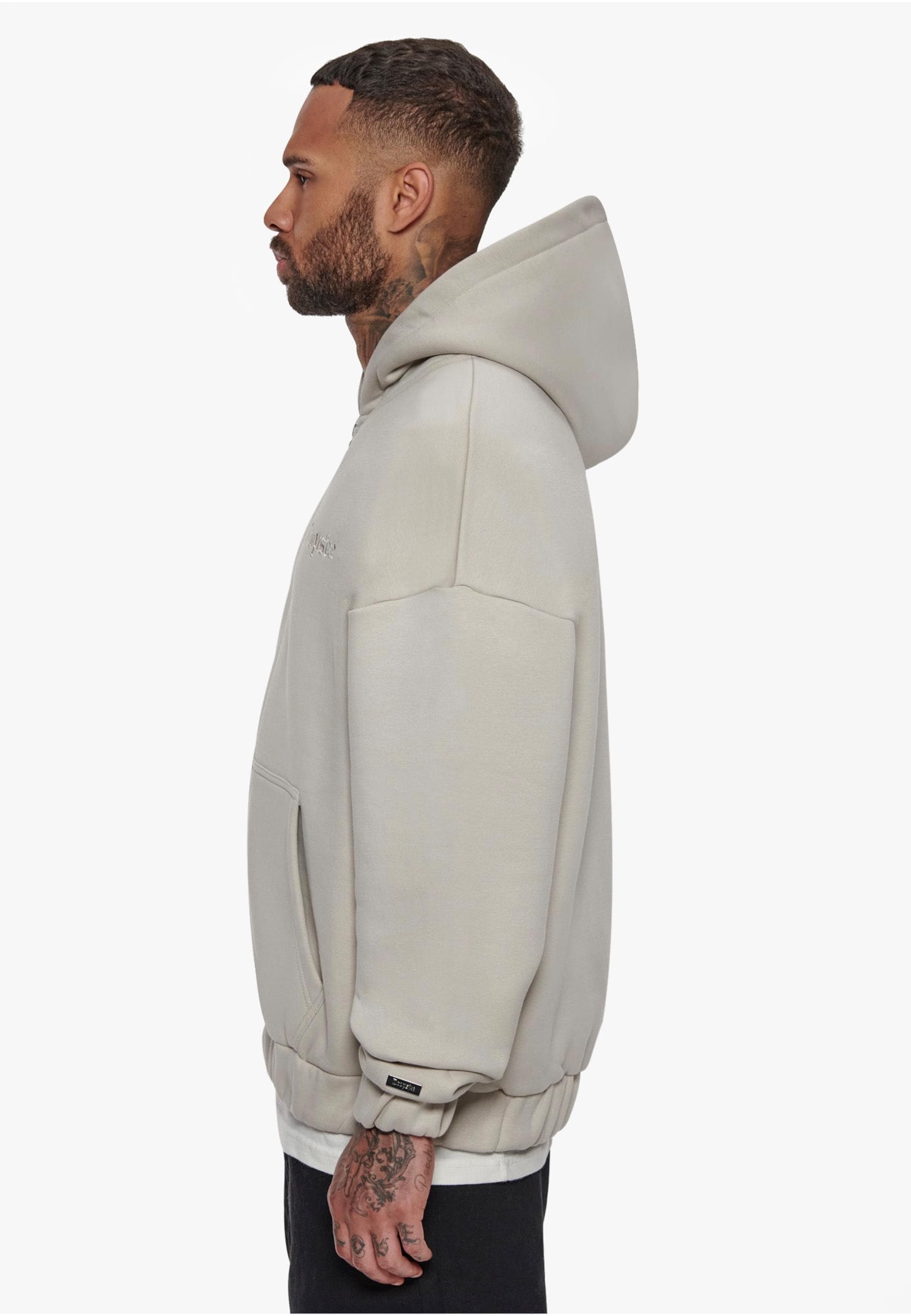 Dropsize Sweatjacke »Dropsize Herren Super Heavy Oversize Blank Zip Hoodie«