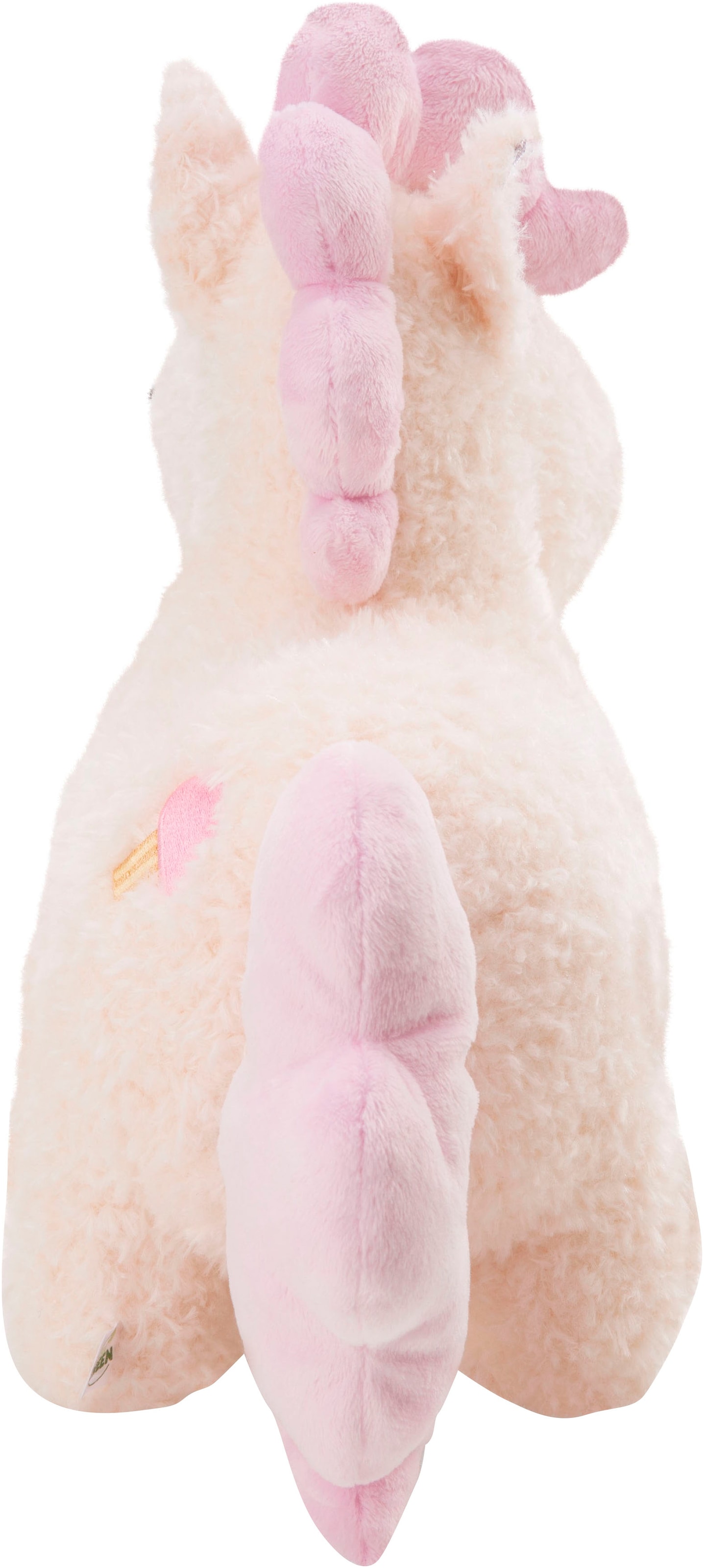 Nici Kuscheltier »Theodor & Friends, Einhorn Creamy Pink stehend 45cm GREEN«