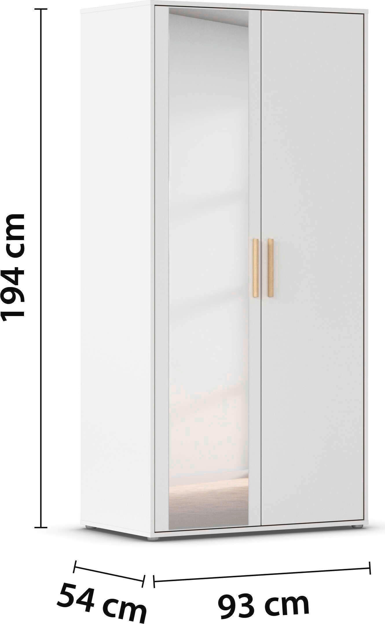 INOSIGN BY RAUCH Kleiderschrank »Schrank Garderobe Schlafzimmer Stauraum PAULLY TOPSELLER Wäscheschrank«, (mit 3 unterschiedlichen Griff-Varianten), OTTOS CHOICE 3 Griffvarianten MADE IN GERMANY