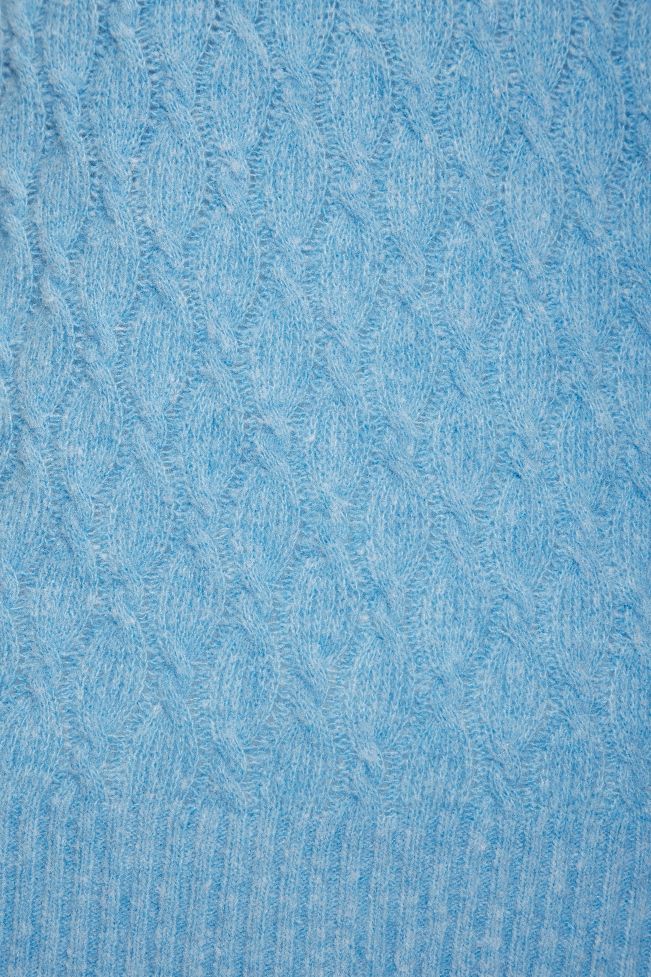 French Connection Kapuzenpullover mit Zopfmuster und Rippbündchen, Loungewear