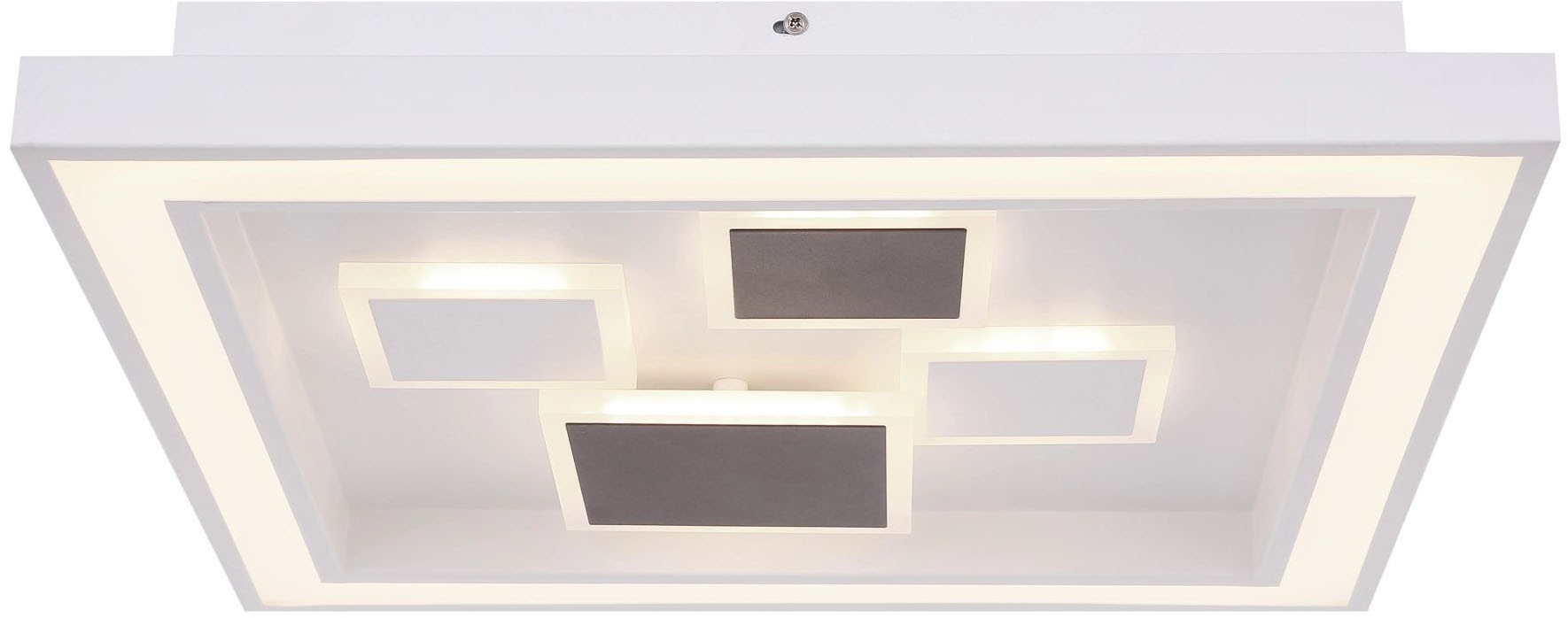 GLOBO LIGHTING Deckenleuchte »NOLO«, Leuchtmittel LED-Modul   LED fest inte günstig online kaufen