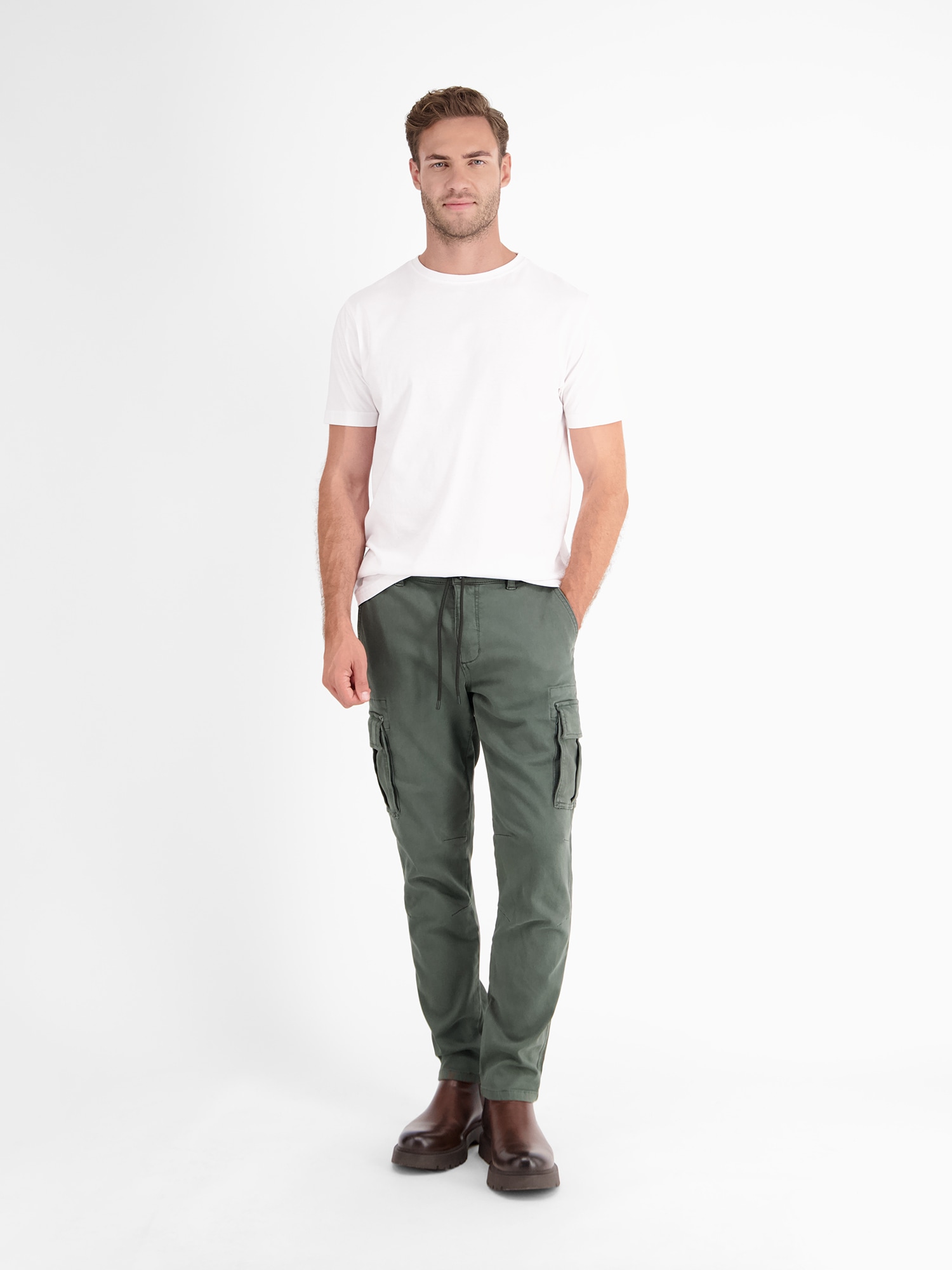 LERROS Cargohose »LERROS Cargo Jogg-Pants mit Hyper-Stretchanteil, REGULAR FIT«