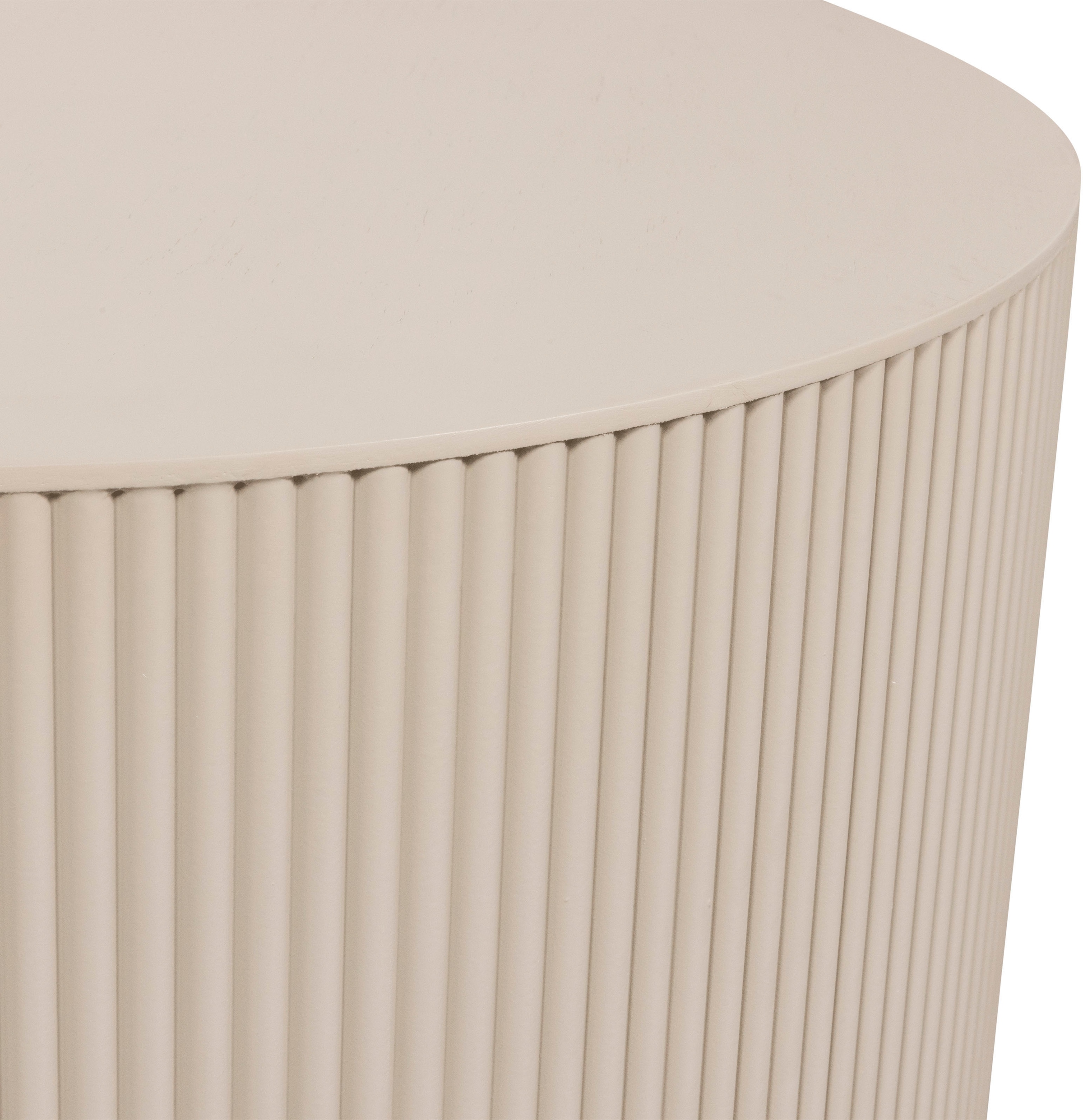 WOOOD Beistelltisch »Prague« runde Form, aus gepresstem Plattenmaterial, Höhe 40 x ø 60 cm