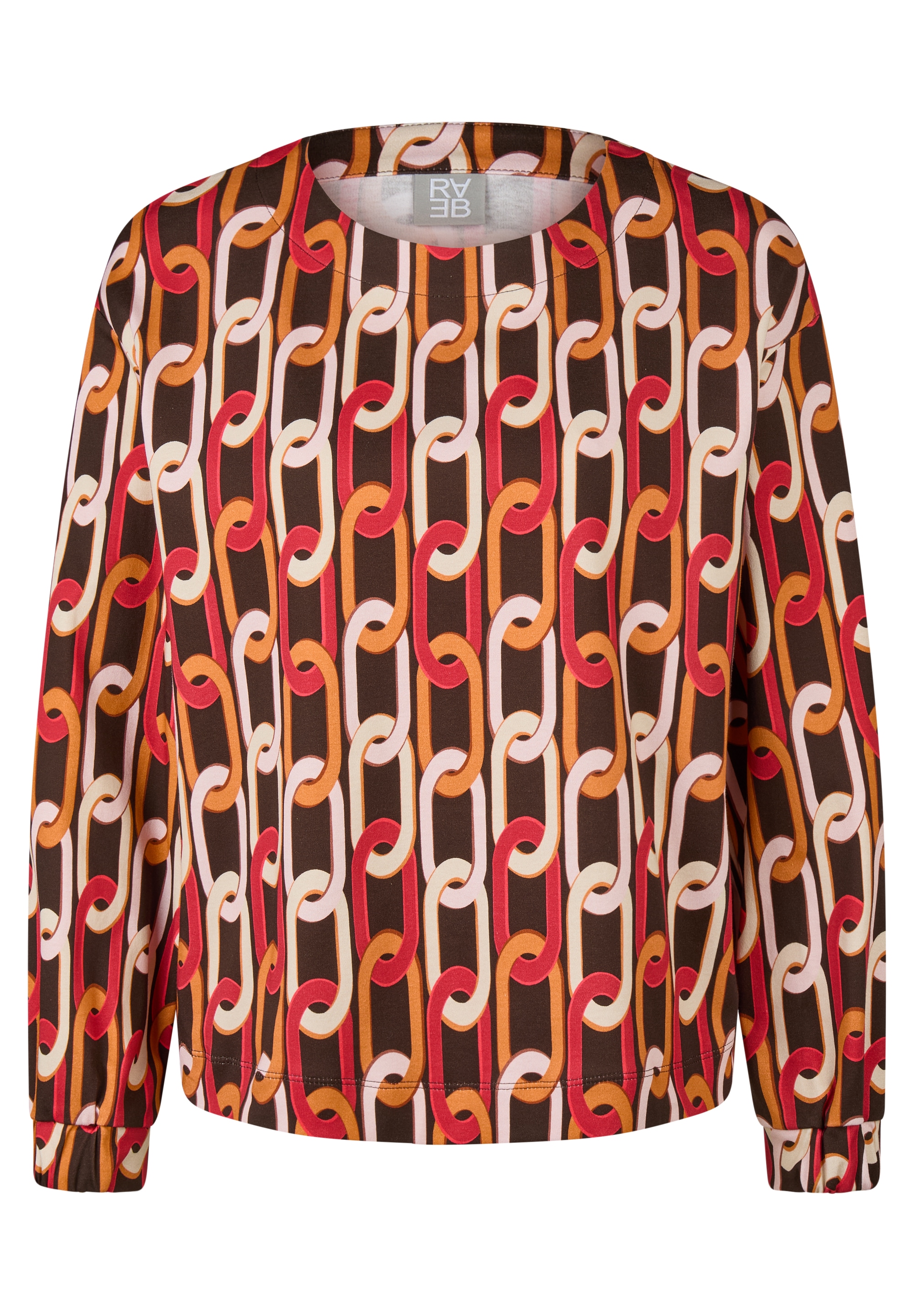 Rabe Langarmshirt miit Allover-Muster