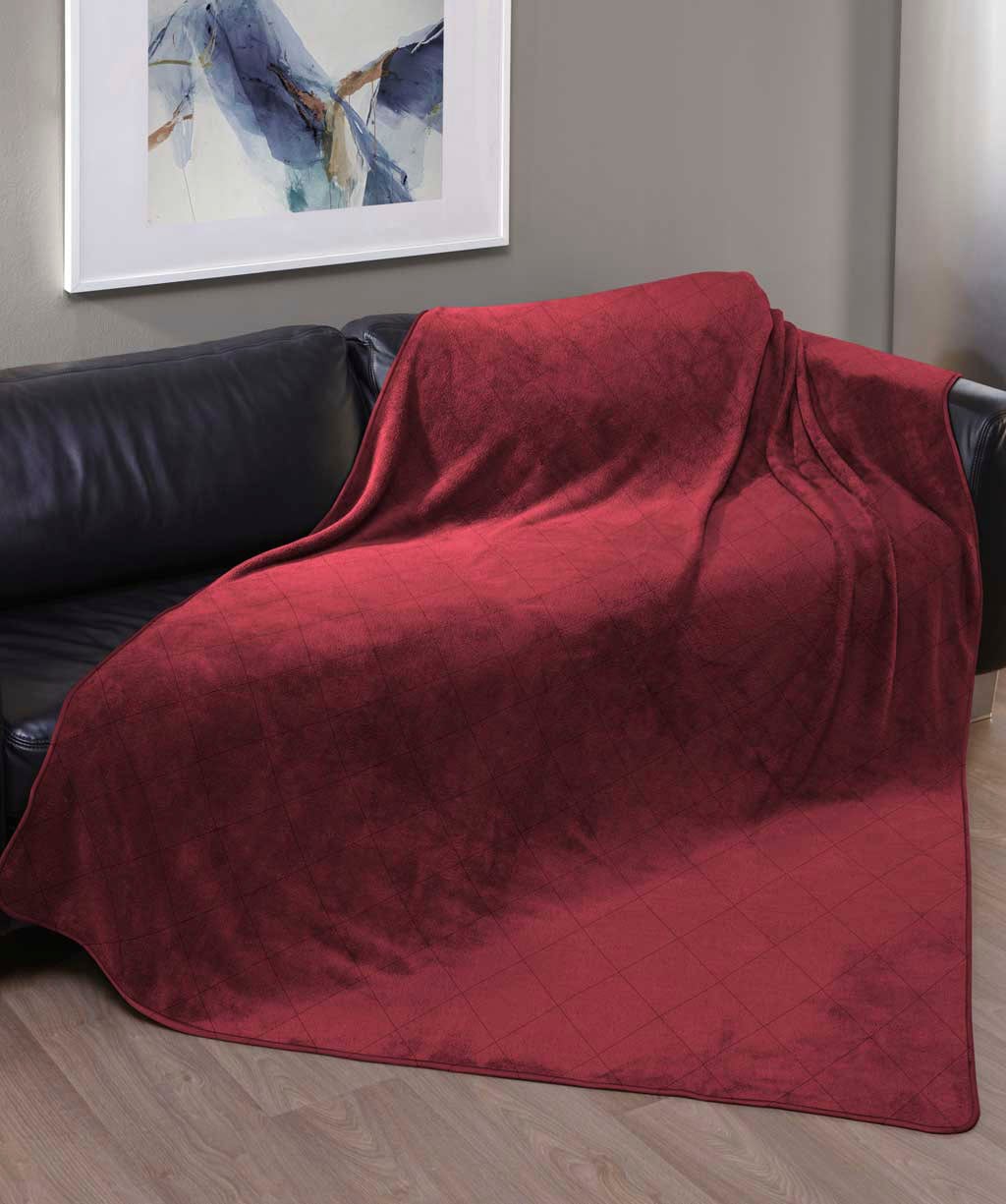 fleuresse Wohndecke »Lech D«, Edel-Flanell, in Gr. 135x190, 150x200 cm, Kus günstig online kaufen