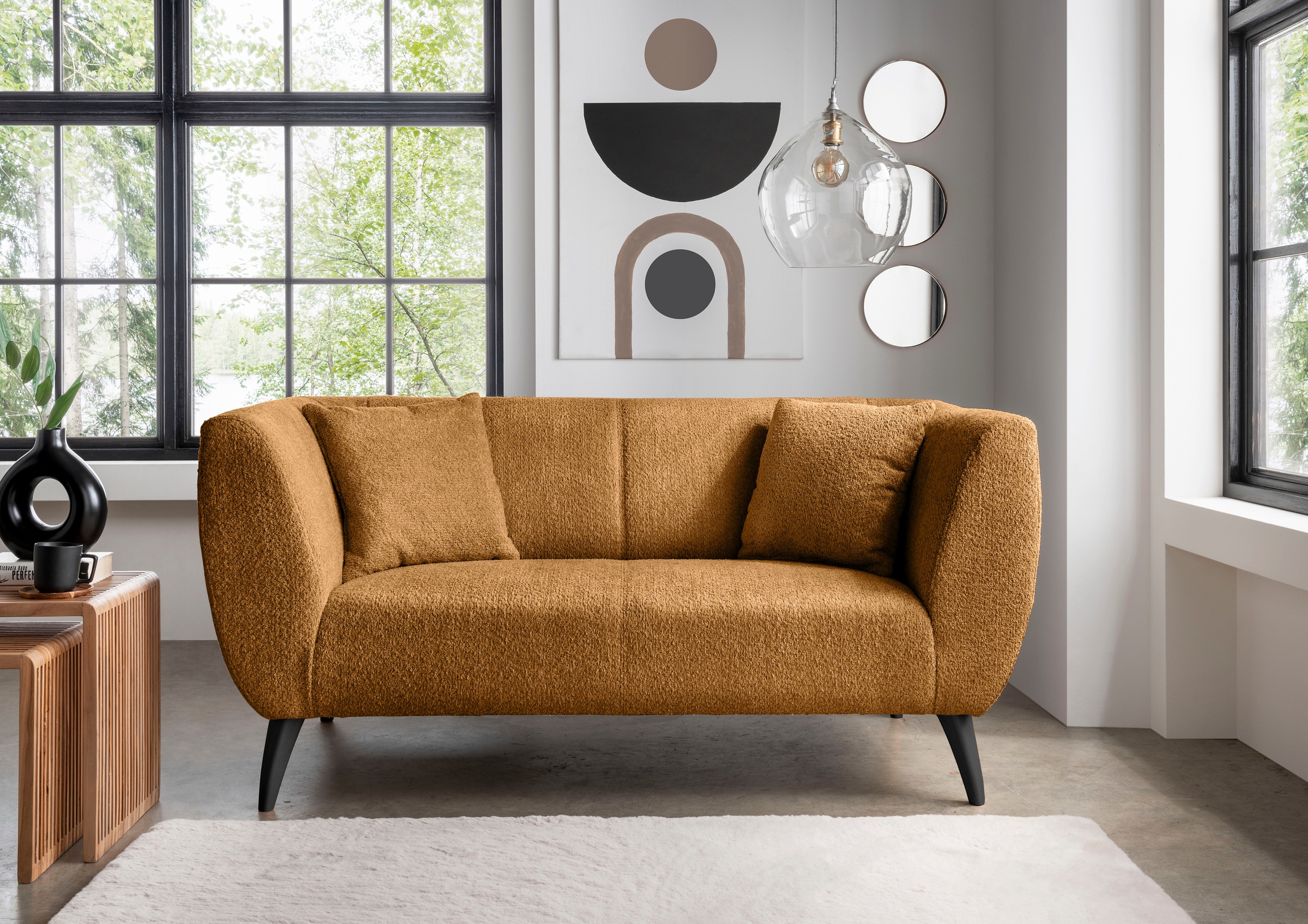 INOSIGN Polstergarnitur »Colori«, (Set, 2 tlg., 3-Sitzer und 2-Sitzer), auch als Loveseat erhältlich