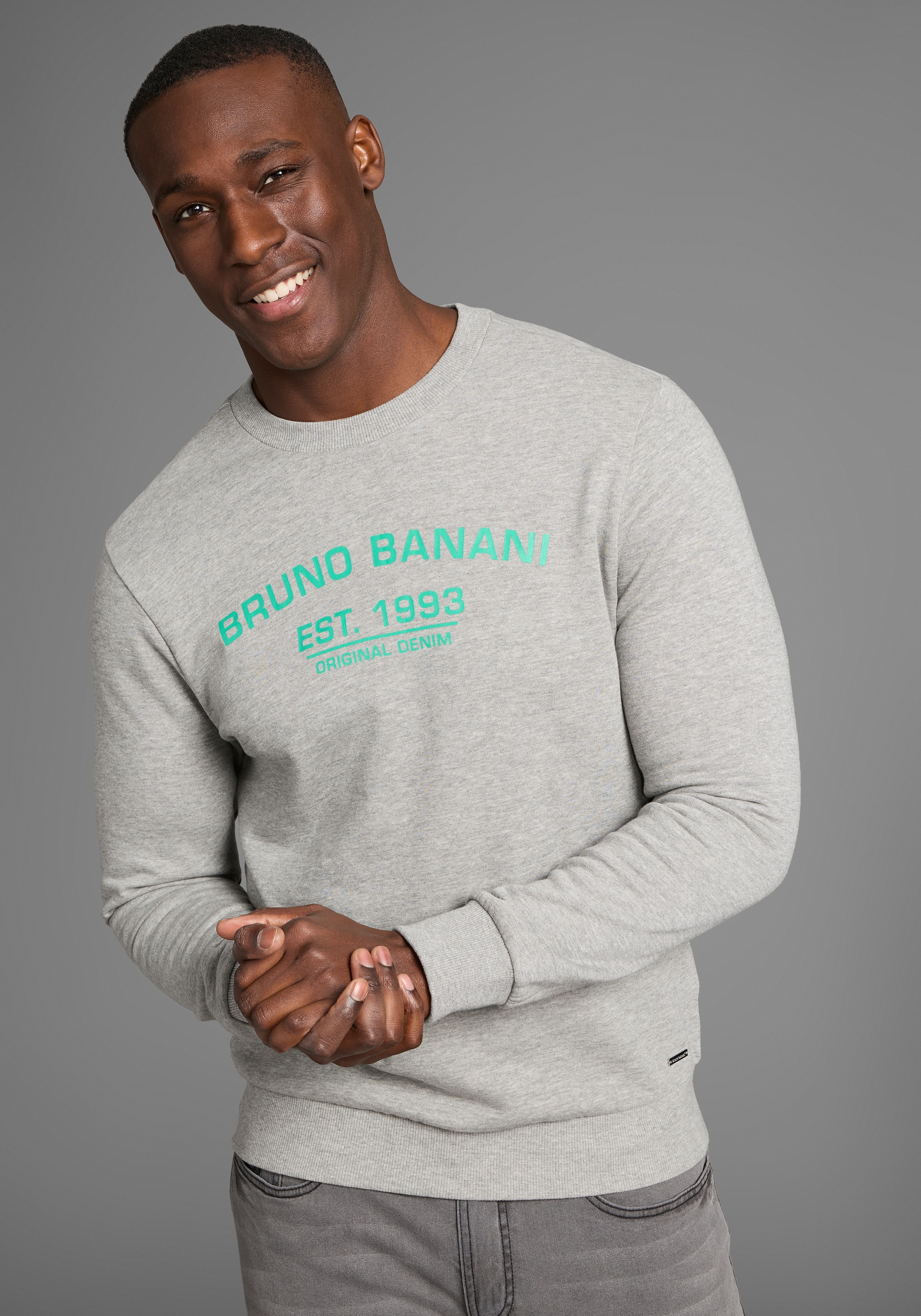 Bruno Banani Sweatshirt, mit Logoprint - NEUE KOLLEKTION