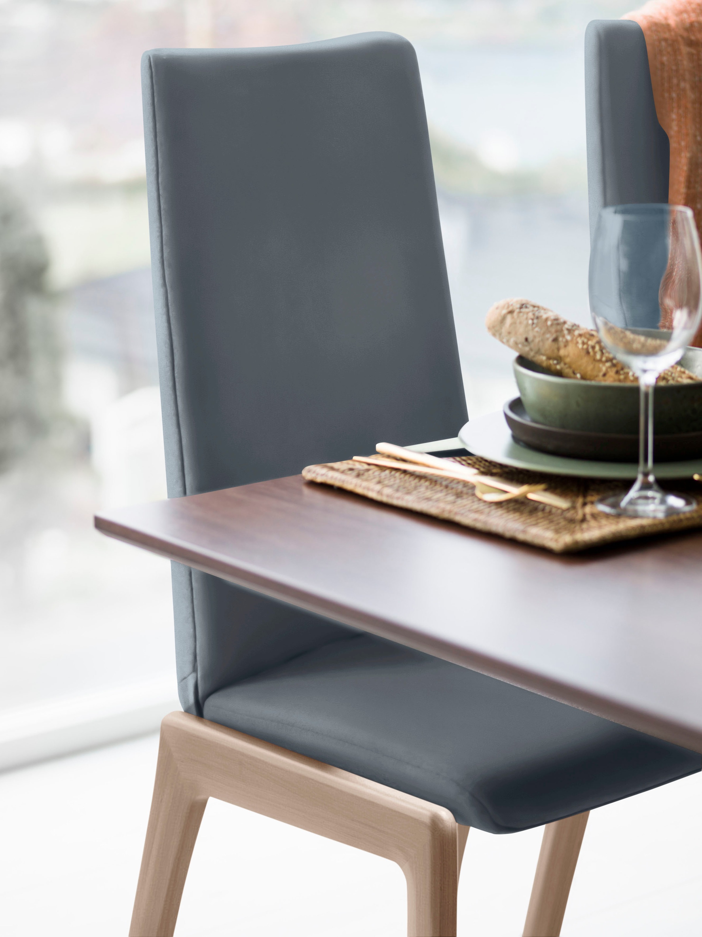 Stressless® Polsterstuhl »Laurel« () High Back, Größe L, mit abgerundeten B günstig online kaufen