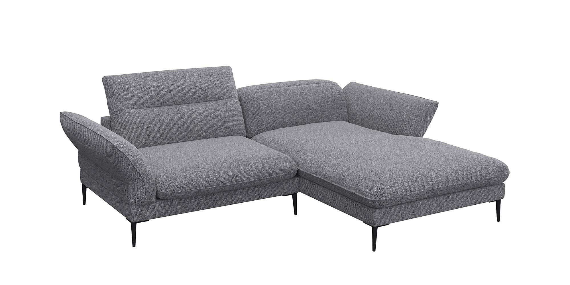 FLEXLUX Ecksofa »Salino, Funktionssofa mit Recamiere, Relaxsofa, Ecksofa«, günstig online kaufen