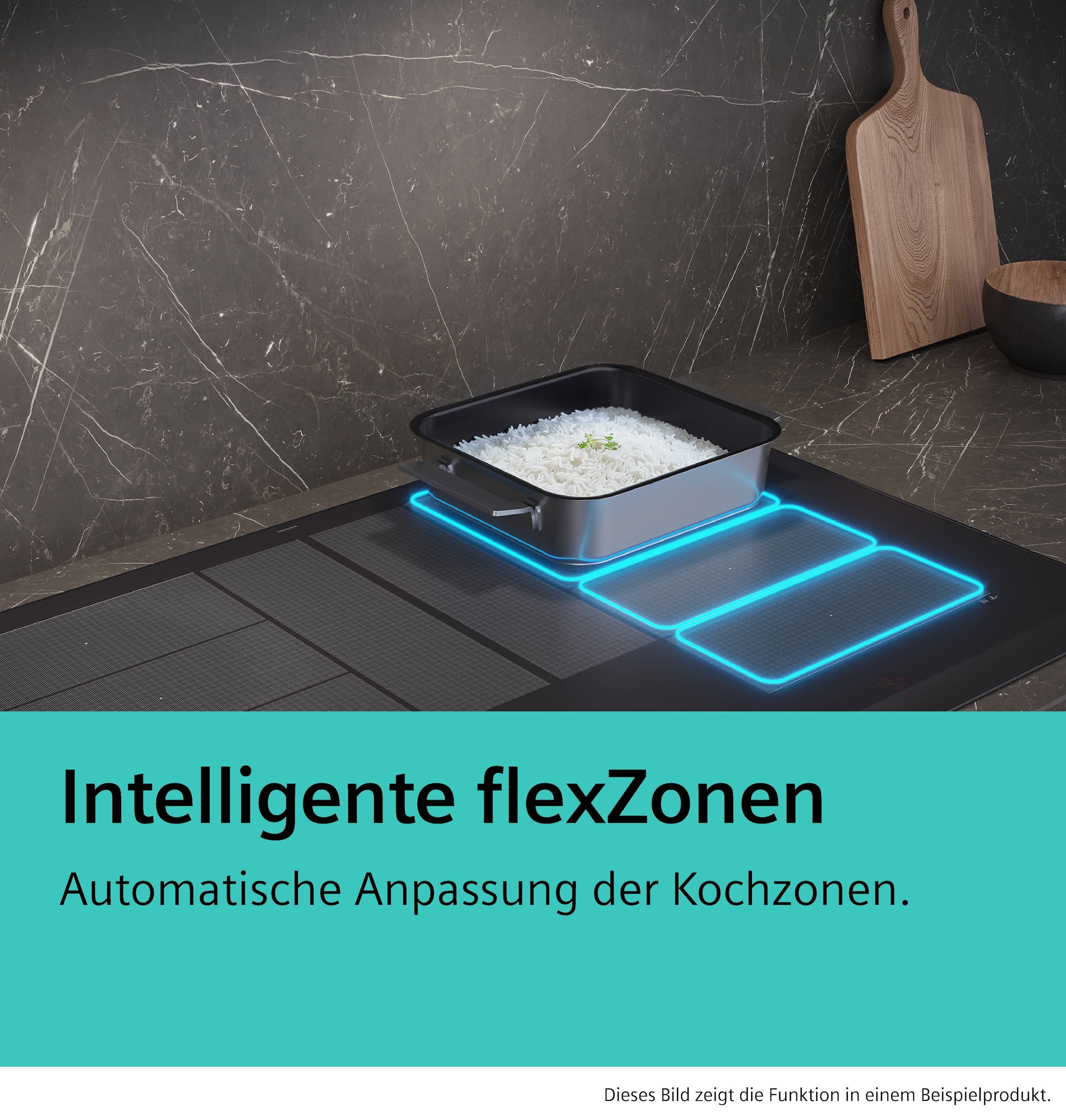 SIEMENS Induktions-Kochfeld »EX81AHVC1E« Intelligentes Kochfeld in Matt mit varioInduktion für flexibles Kochen