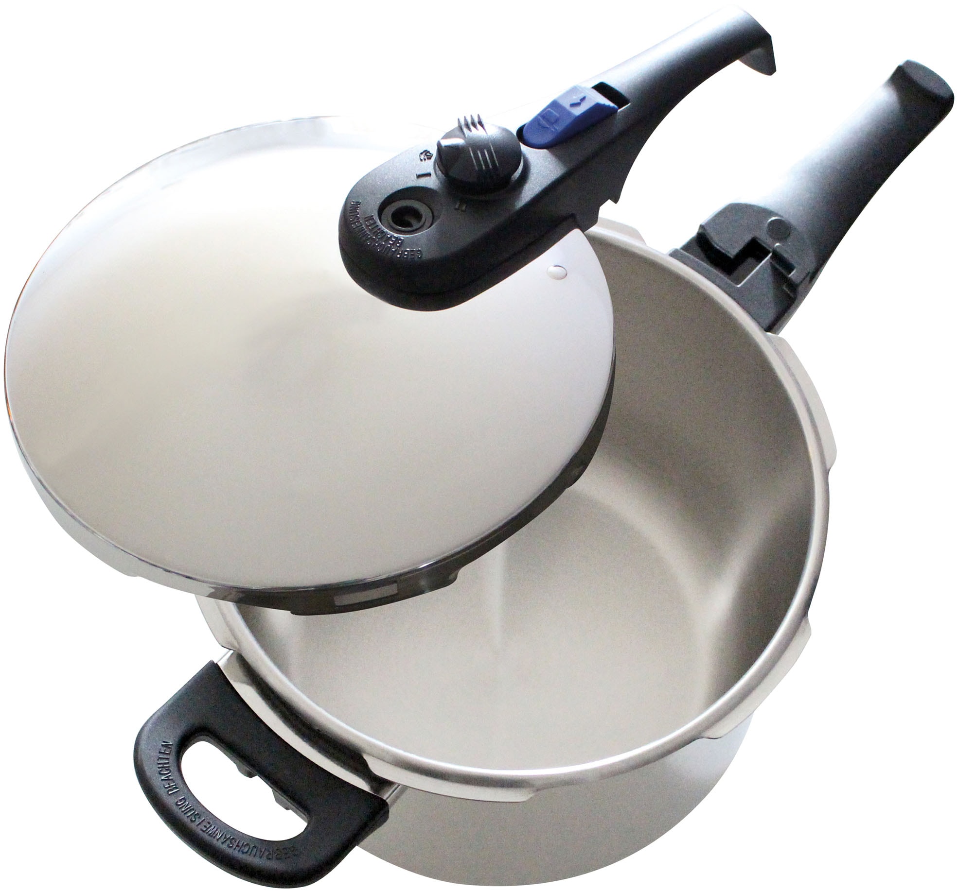 Elo Schnellkochtopf »Praktika Plus 6l mit Dünsteinsatz« Set, 3 Stk. tlg. Edelstahl 18/10 | Edelstahl 18/8