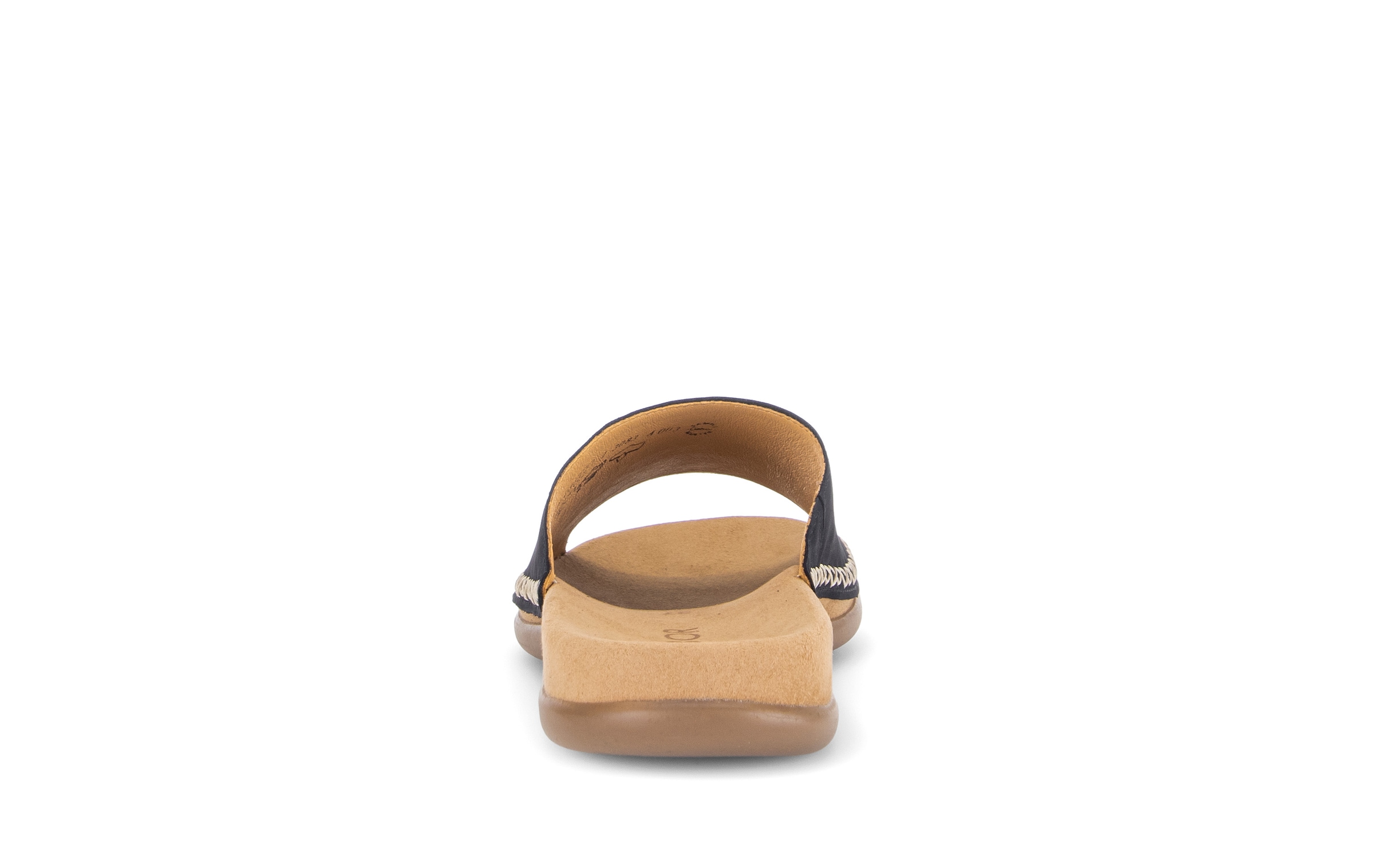 Gabor Pantolette  Sommerschuh, Schlüpfschuh mit Kontrastnähten