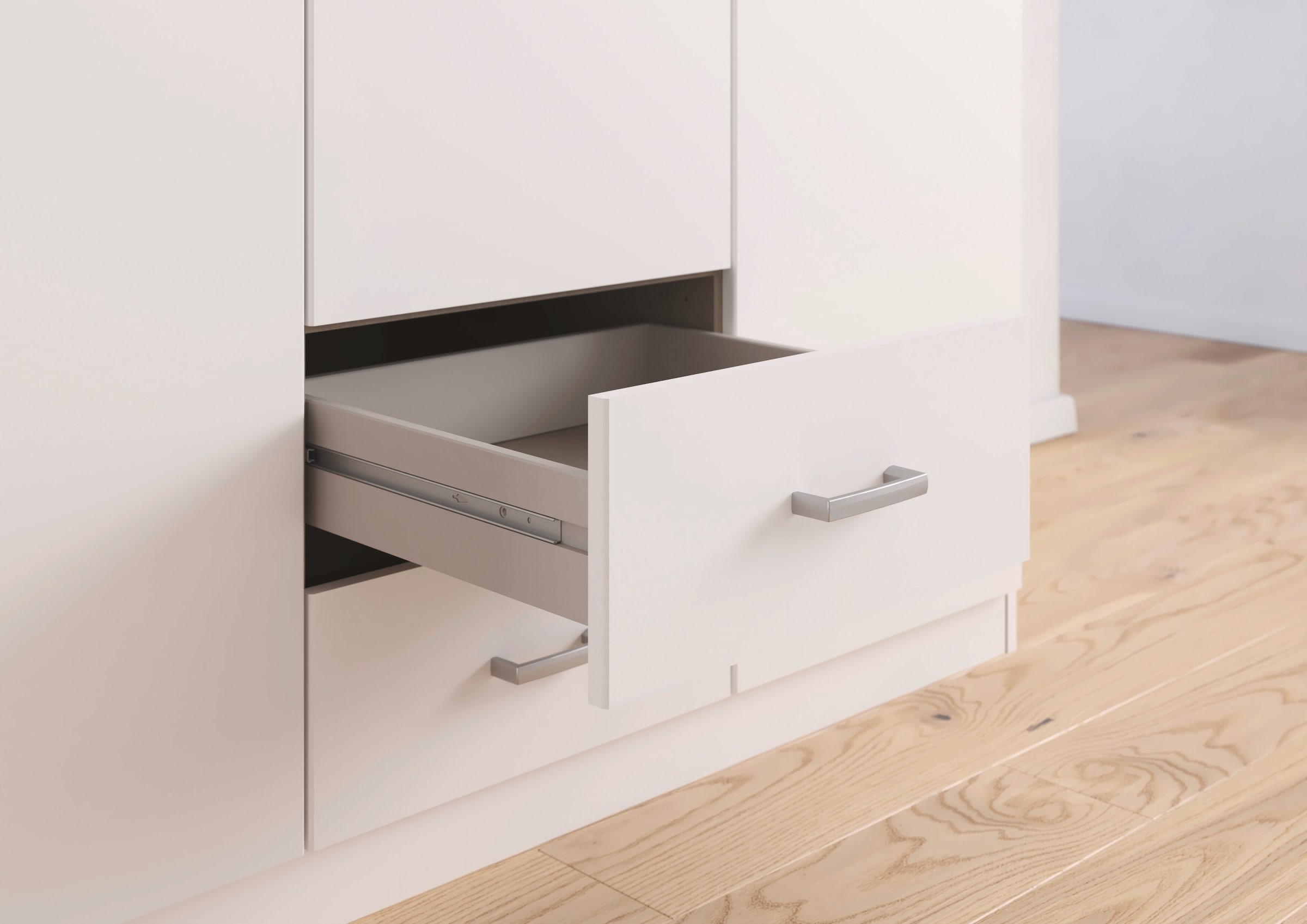 rauch Kleiderschrank »Schrank Garderobe Wäscheschrank GAMMA in 4 Breiten 91-226 cm« 3 verschiedene Ausstattungen BASIC/CLASSIC/PREMIUM (inkl. SOFT-CLOSE),  mit Schubladen und Schrankaufsatz sowie Spiegel MADE IN GERMANY