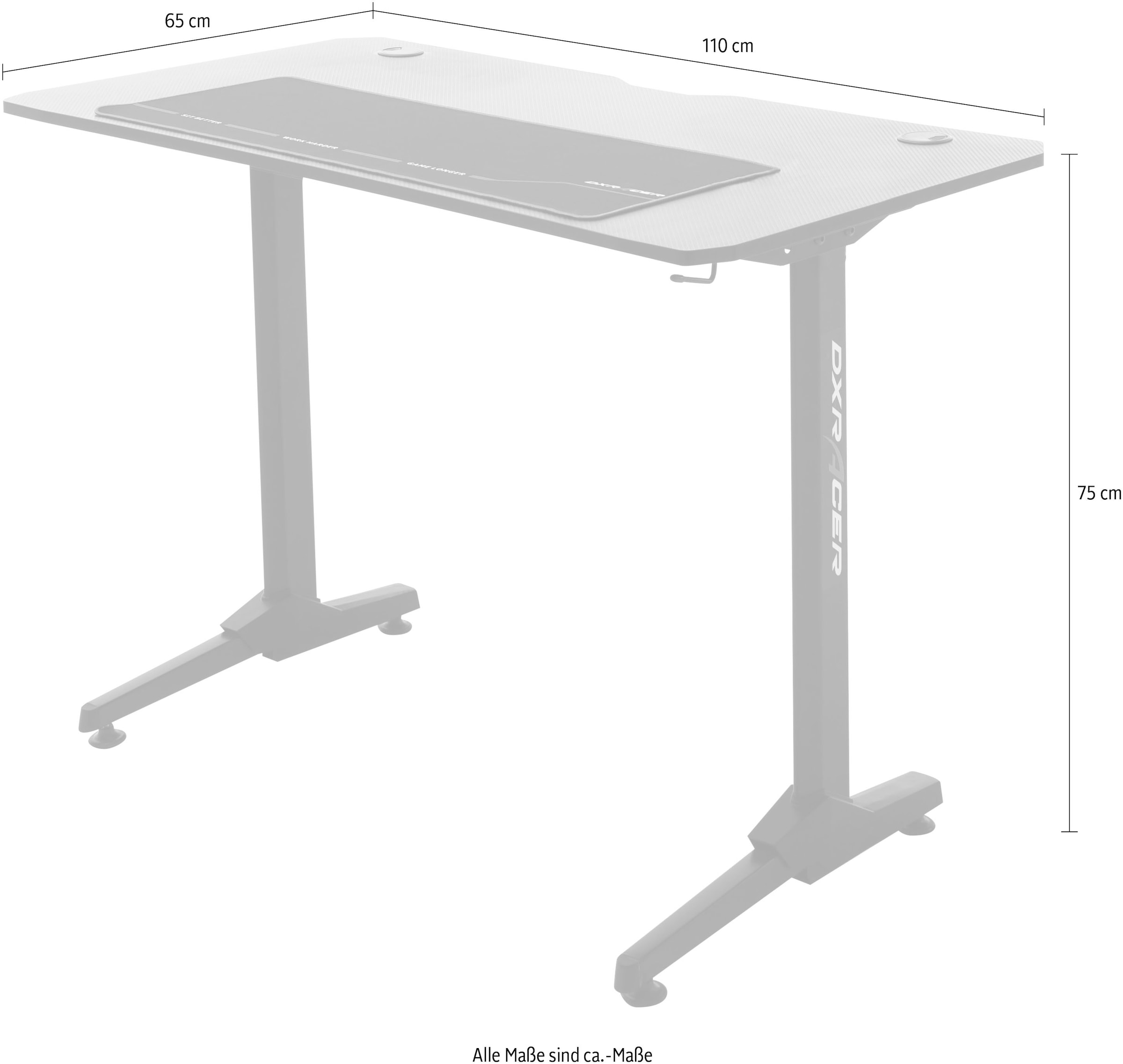 MCA furniture Gamingtisch »DX Racer«, DX Racer Gamingtisch