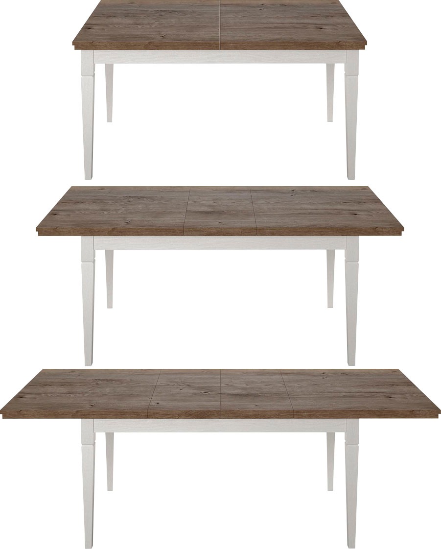 Home affaire Esstisch »Evora«, Breite 160 cm, verlängerbar auf 240 cm