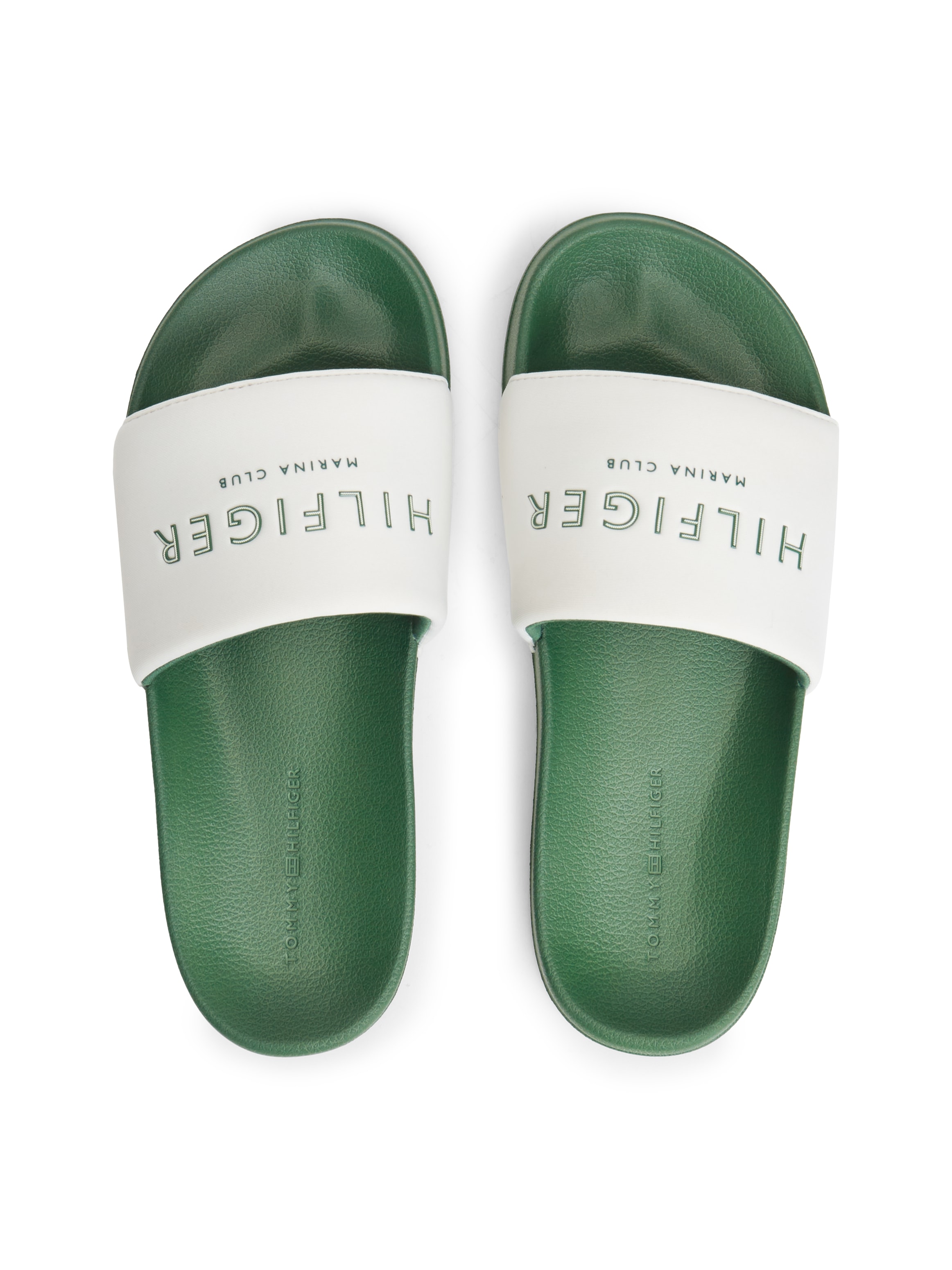 Tommy Hilfiger Pantolette »HILIFGER NEOPRENE POOL SLIDE«  Sommerschuh, Poolslide mit Kontrast-Logoschriftzug