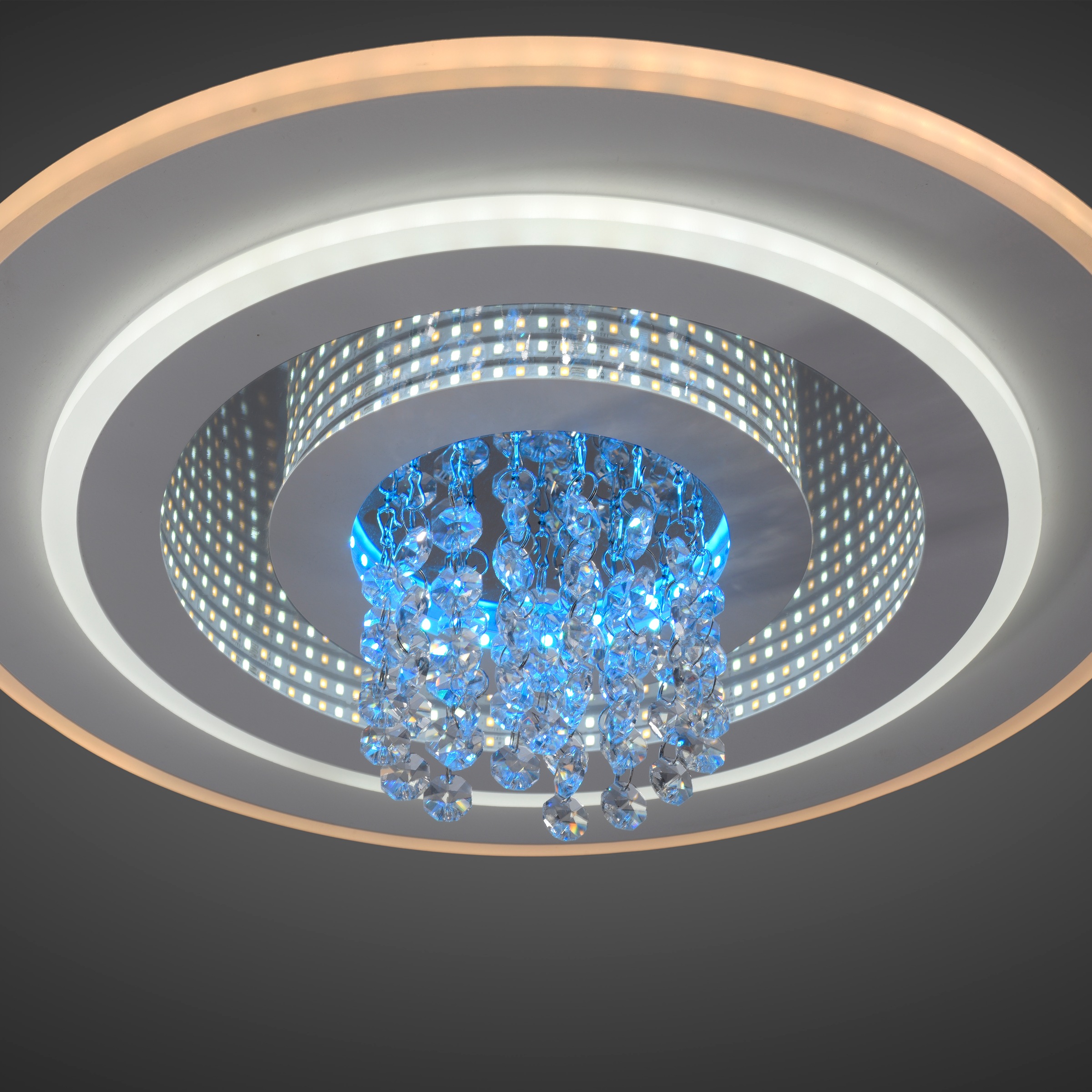 JUST LIGHT LED Deckenleuchte »TOLAGO« LED-Board 1 Stk. warmweiß - kaltweiß CCT+RGB, stufenlos dimmbar, separat steuerbar, IR-FB., Memoryfunktion