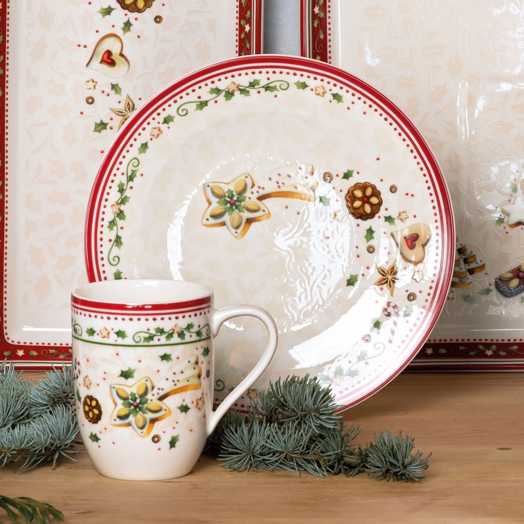Villeroy & Boch Becher »Becher mit Henkel Sternschnuppe Winter Bakery Delight 290 ml bunt«