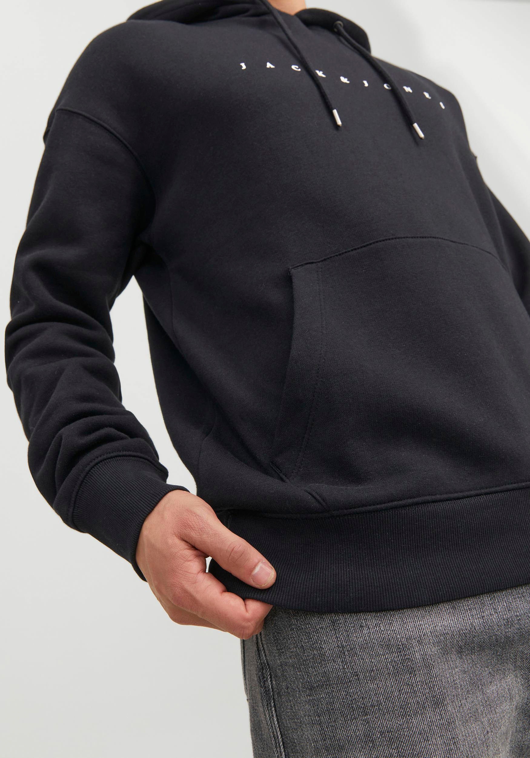 Jack & Jones Kapuzensweatshirt »JJESTAR JJ SWEAT HOOD NOOS«, mit Logo Print im 3D Look