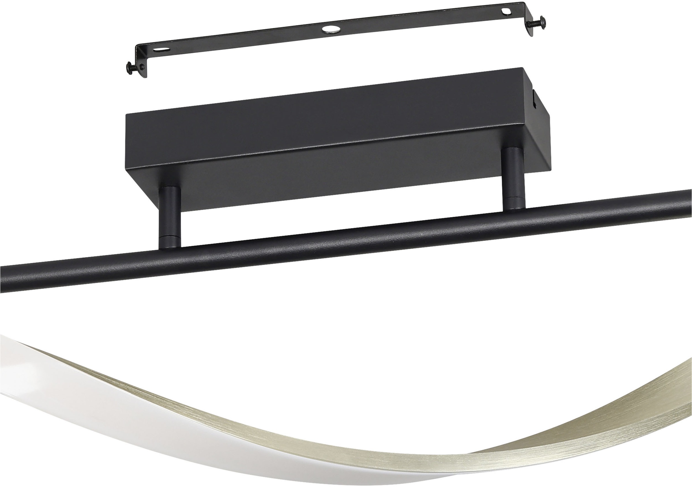 EGLO Deckenleuchte »CONAPRATO Deckenlampe - Alu, Stahl - LED - 20W - IP20« LED-Modul 1 Stk. Kaltweiß | Neutralweiß | Warmweiß Wohzimmerlampe, Esszimmerlampe, Flur, Schlafzimmer, L115 x B16 x H20cm