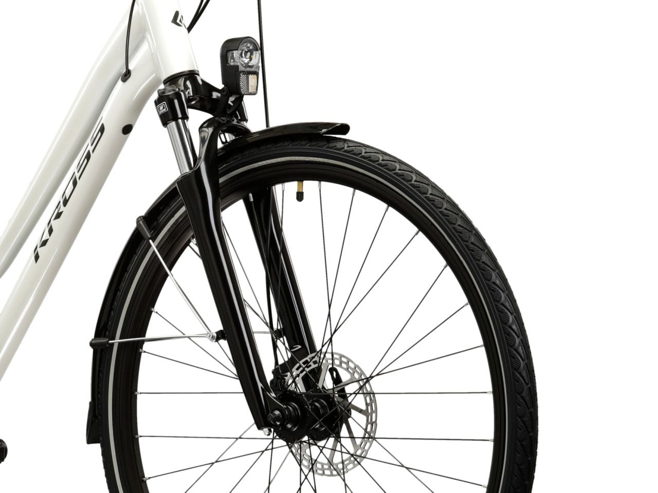 Kross Trekkingrad »Damen-Trekkingrad 28" Trans 3.0 weiß 24 Gänge« 24 Gang Shimano ACERA M3020 Schaltwerk Kettenschaltung KROSS Damen-Trekkingrad 28" Trans 3.0 weiß 24 Gänge