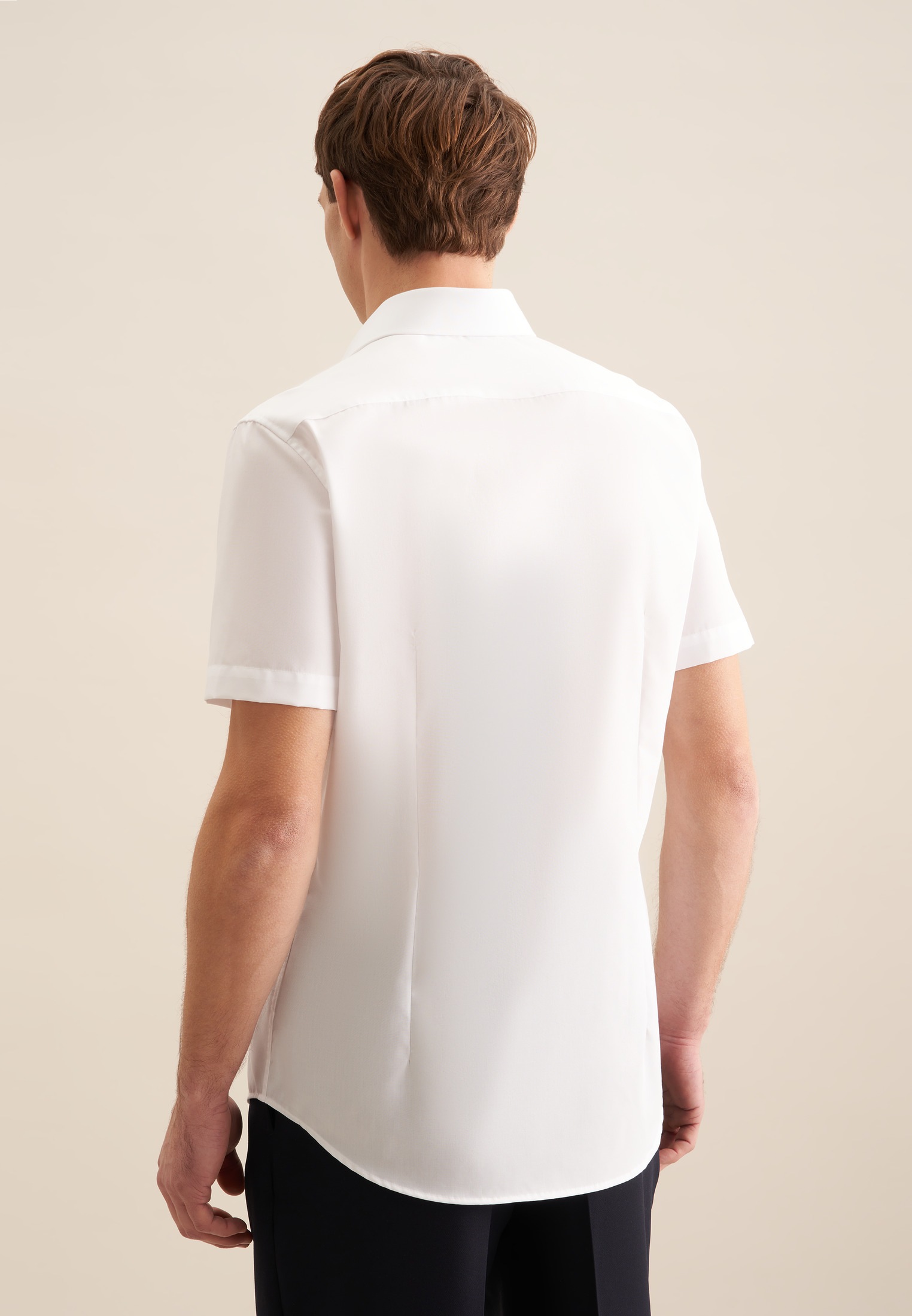 seidensticker Businesshemd »Schwarze Rose« Shaped 1/2 Kentkragen Uni