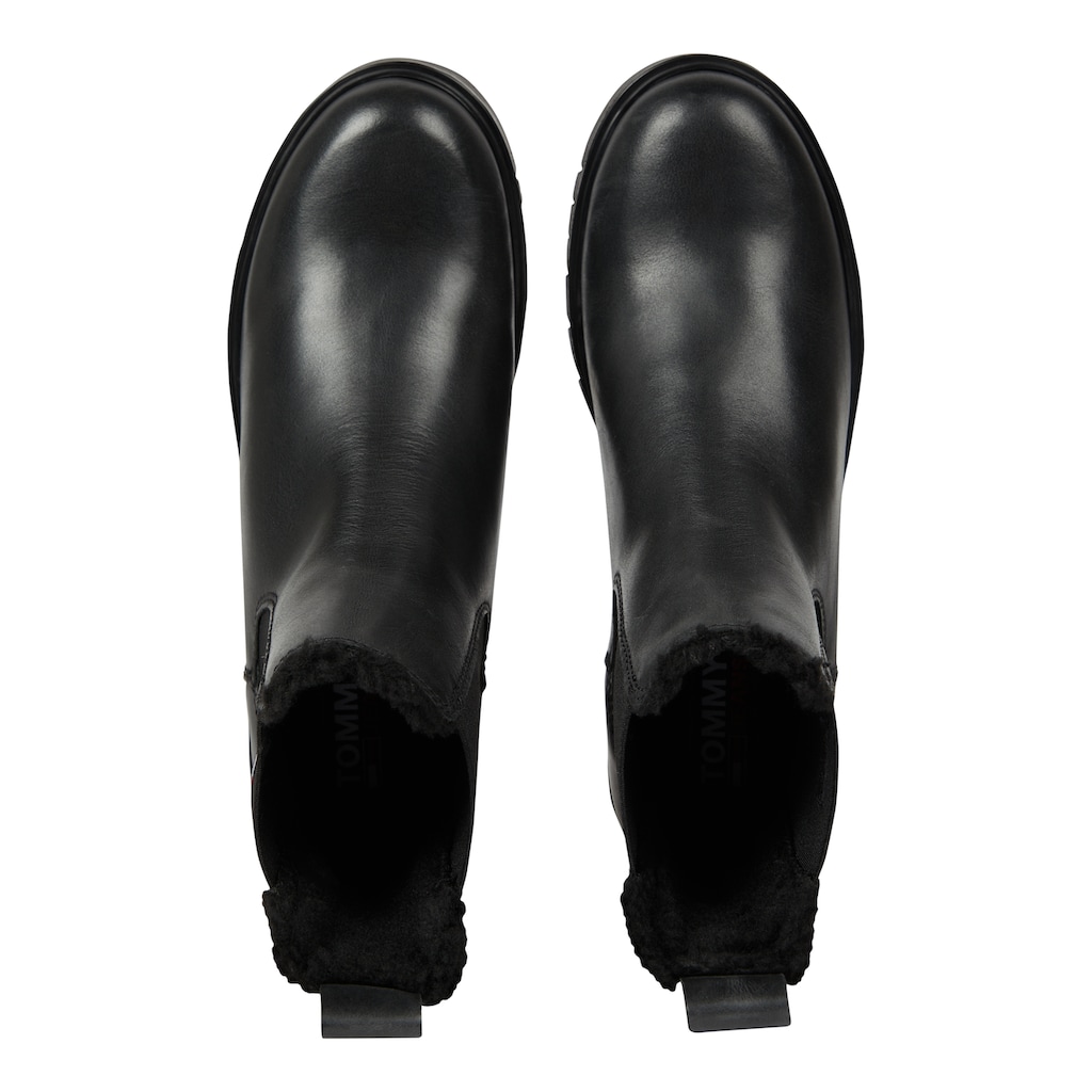 Tommy Jeans Winterboots »WARMLINED CHELSEA BOOT«, mit Profilsohle