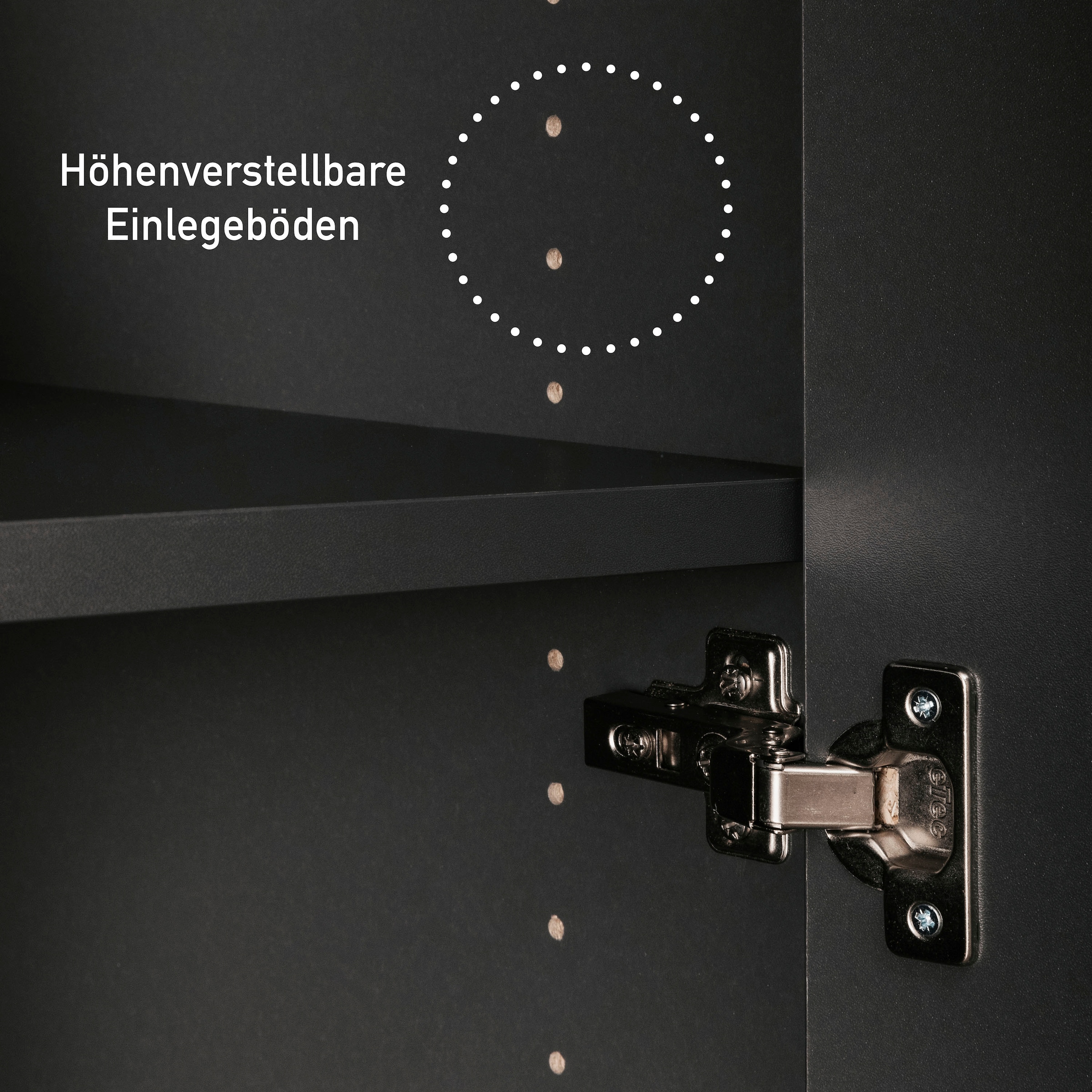 Inter Link Mehrzweckschrank-Set »Norela, Modulares Waschmaschinen-Set mit Hochschrank & Stauraum« 4 Stk. tlg.