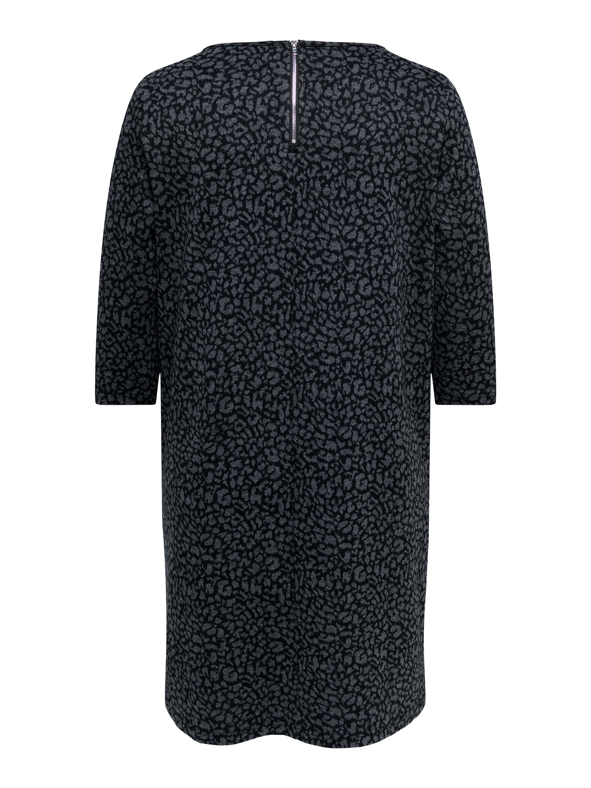 ONLY CARMAKOMA Druckkleid »CARMARRY MARTHA 3/4 MIDI DRESS JRS« Kunstfaser
