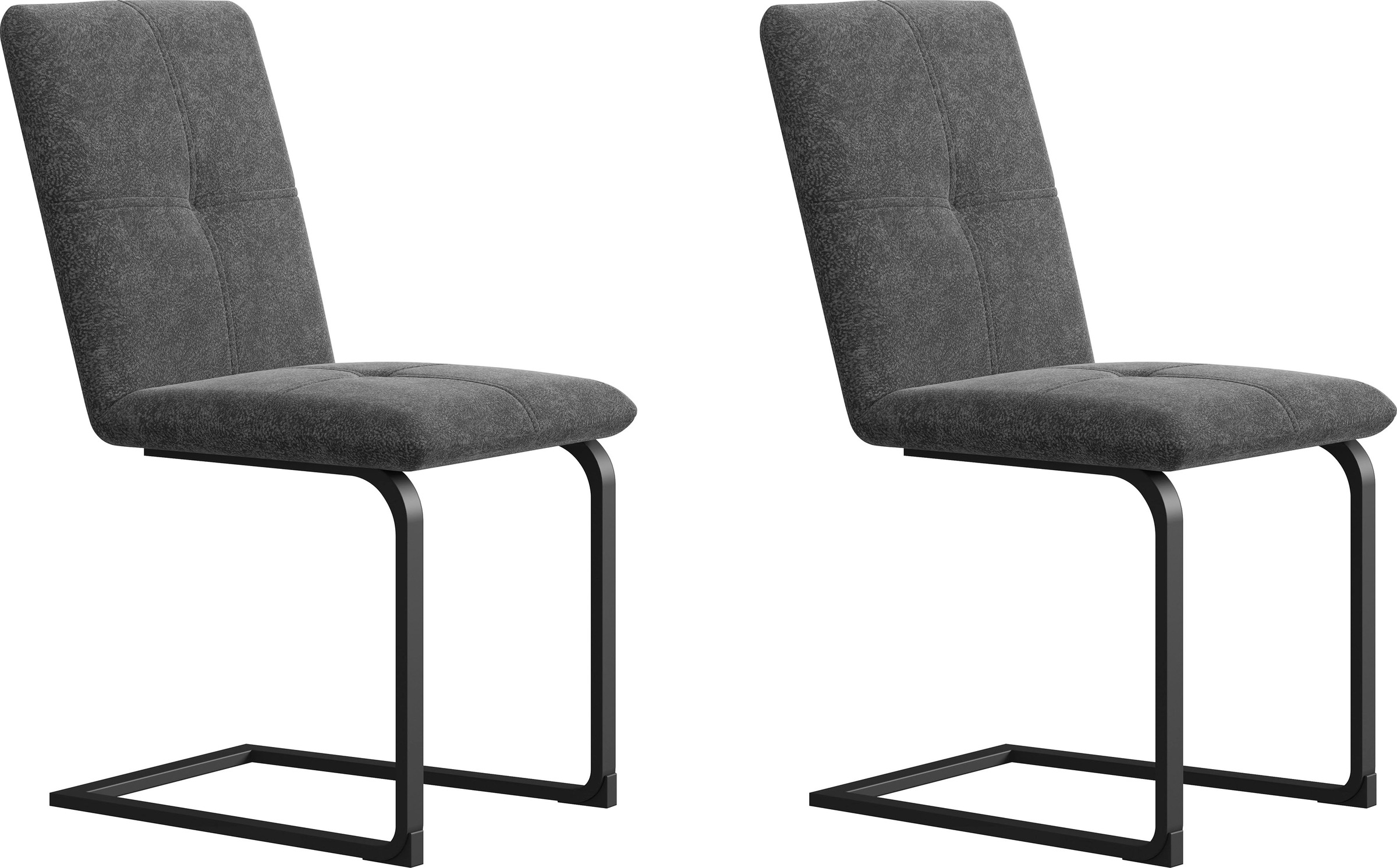 Home affaire Freischwinger »Vita«, (Set), 2 St., Microfaser, mit verschiede günstig online kaufen