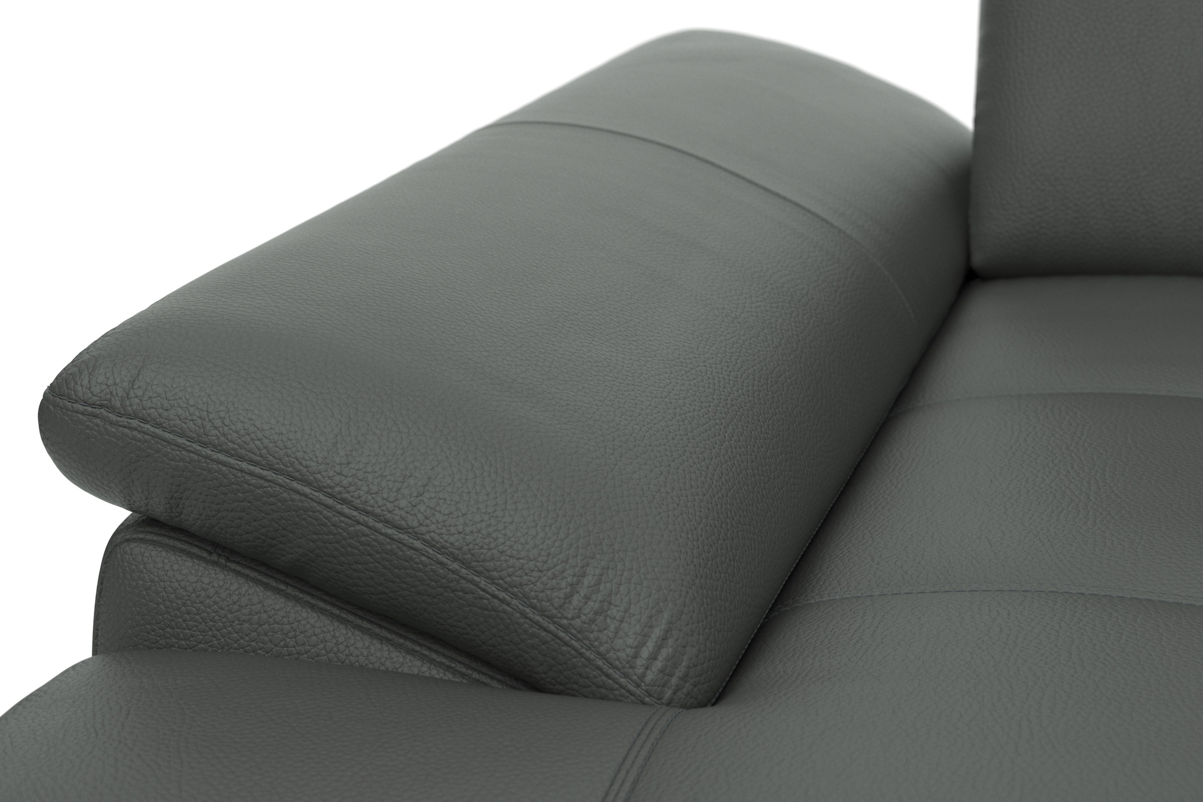 Places of Style Wohnlandschaft »Costello U-Form, B: 363 cm mit Sitztiefen-, Armteilverstellung &«, 3 Nierenkissen, optional Bettfunktion & Bettkasten