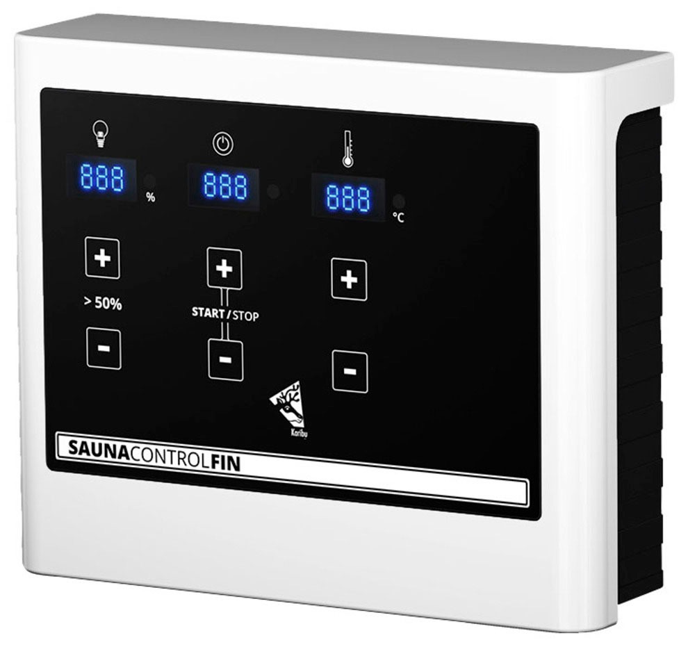 Karibu Sauna »Kotka«, mit Ofen 9 kW ext. Strg.