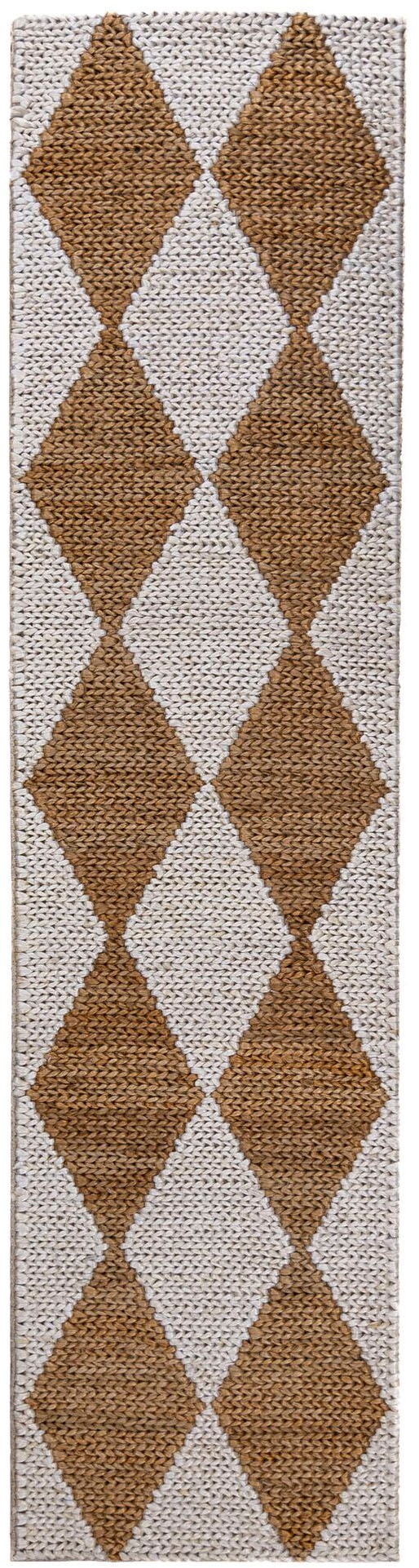 FLAIR RUGS Teppich »Effie Diamond«, rechteckig, 5 mm Höhe, handgeknüpft günstig online kaufen
