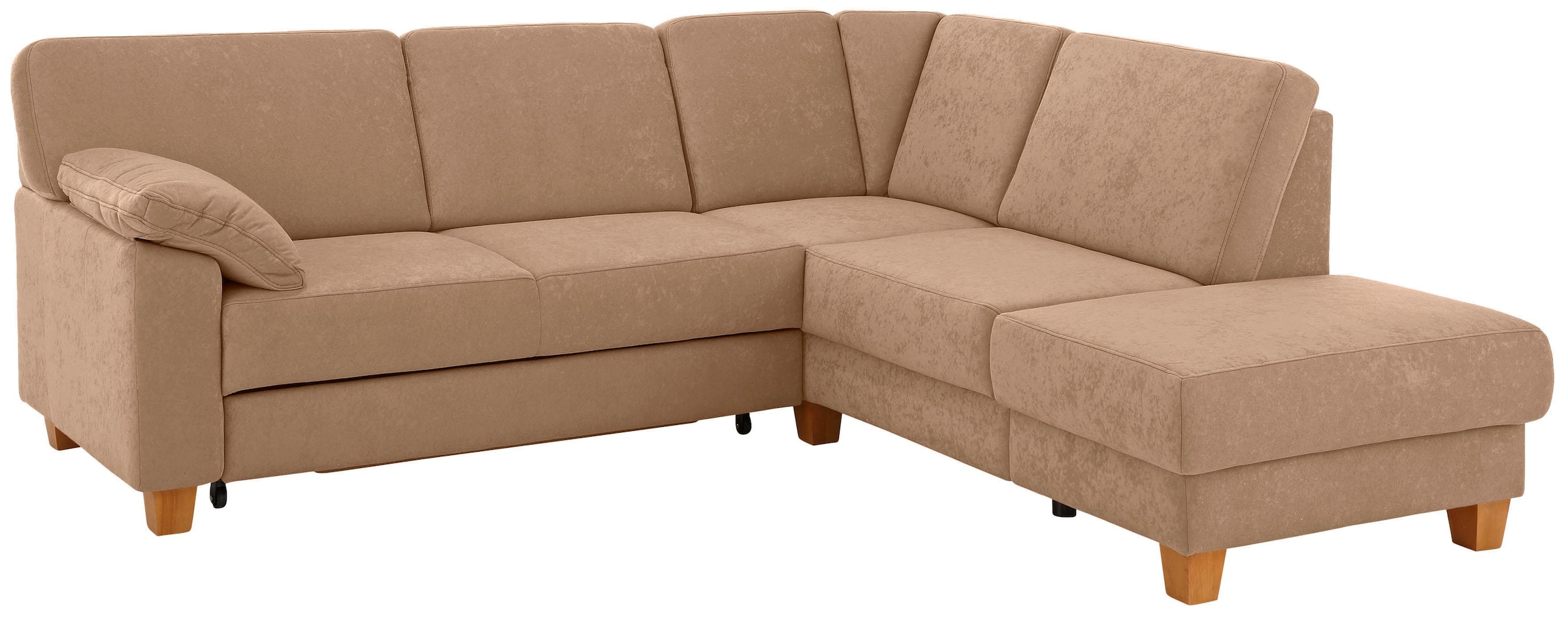 Home affaire Ecksofa »Belfort L-Form« mit Federkern, wahlweise mit Bettfunk günstig online kaufen