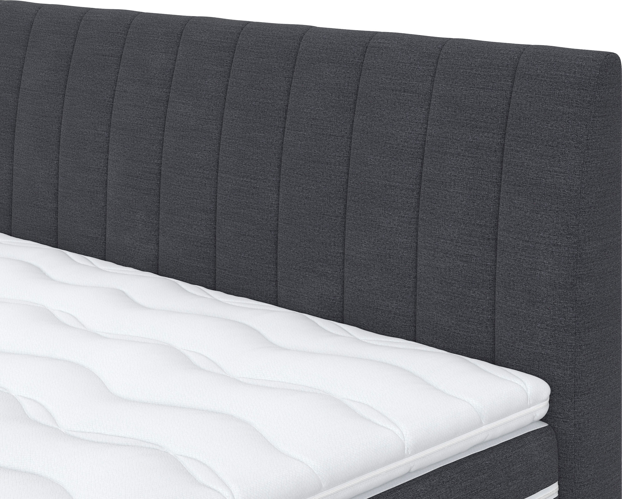 COTTA Boxspringbett »Shark inkl. Bettkasten und Topper«, erhältlich in den Breiten 140x200cm, 160x200cm und 180x200cm
