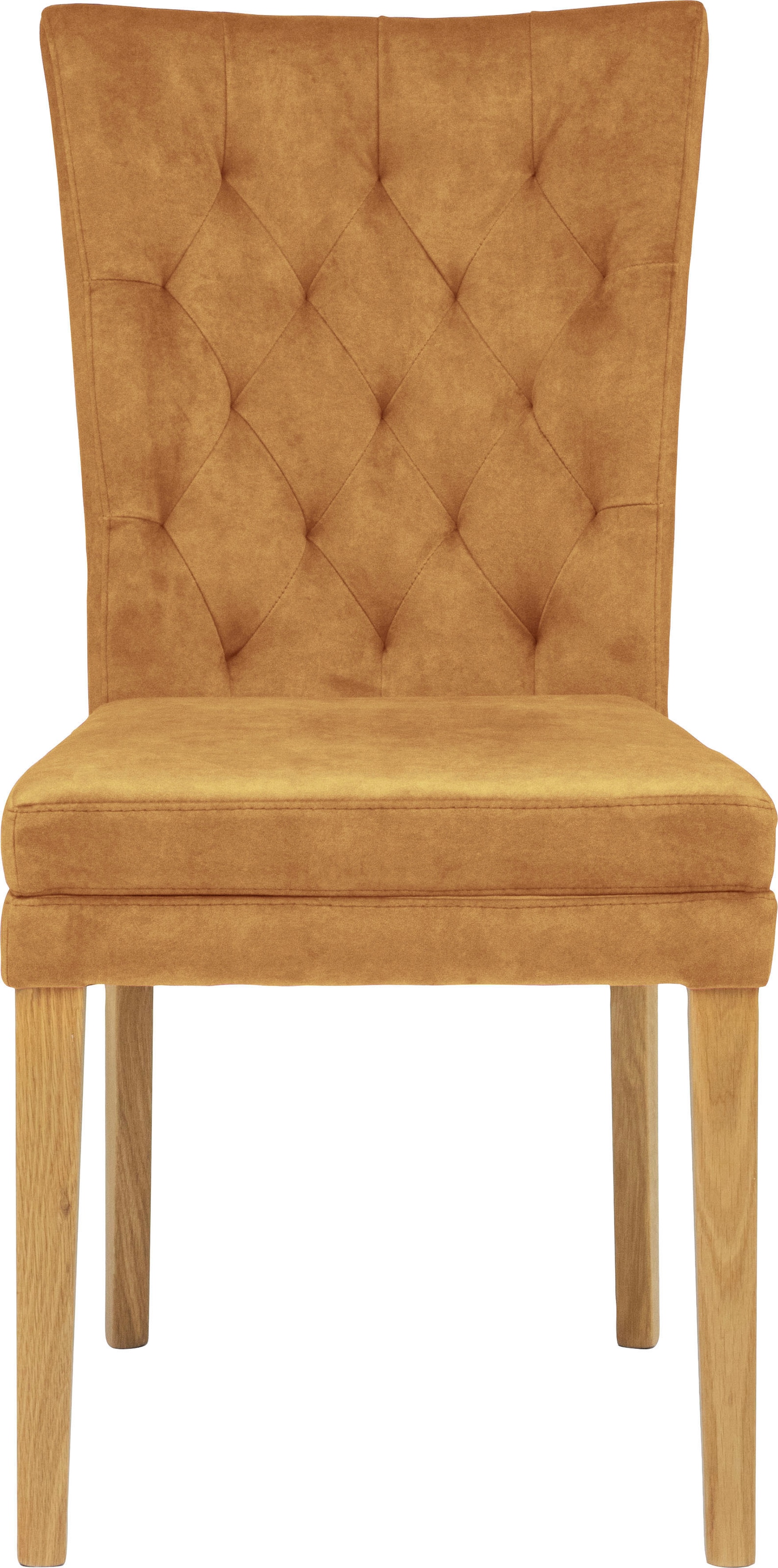 Home affaire Esszimmerstuhl »Colorado BESTSELLER Polsterstuhl«, (Set), 2 St., Samtvelours, Beine in eiche oder nussbaum. Im 2er, 4er oder 6er-Set