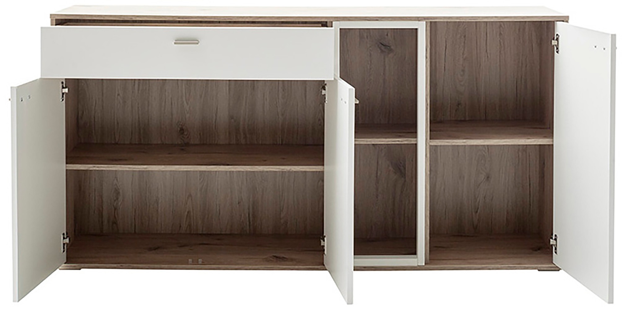 MCA furniture Sideboard »SANTERNO«, mit 3 Türen, 1 Schubkasten, gedämpft, 2 Fächer, Breite 168 cm
