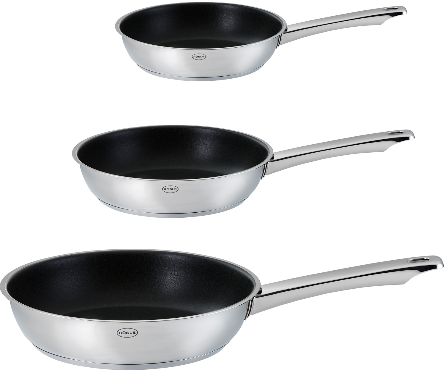 RÖSLE Pfannen-Set »MOMENTS« Edelstahl 18/10 Set, 1x Bratpfanne Ø 20 cm, 1x günstig online kaufen